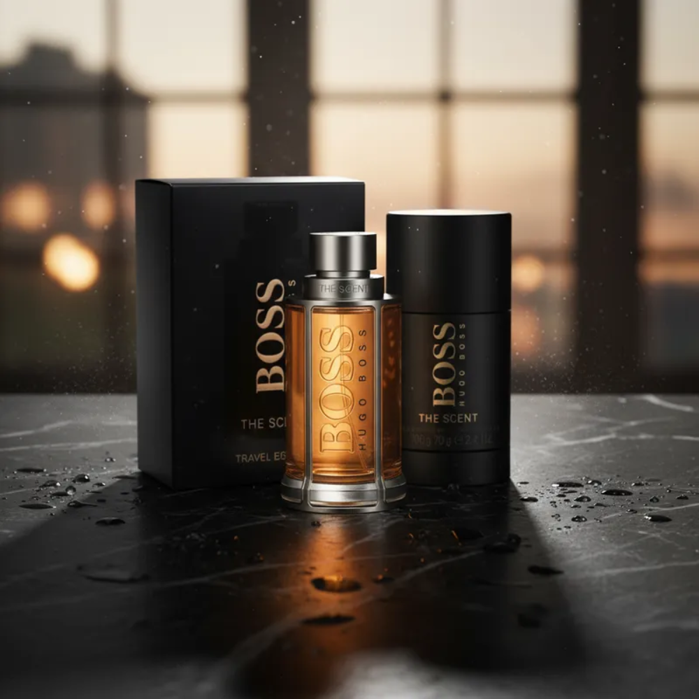 Hugo Boss The Scent Men Edt 100 Ml + Deo Stick 75 Ml Set 2 Pcs Hombre