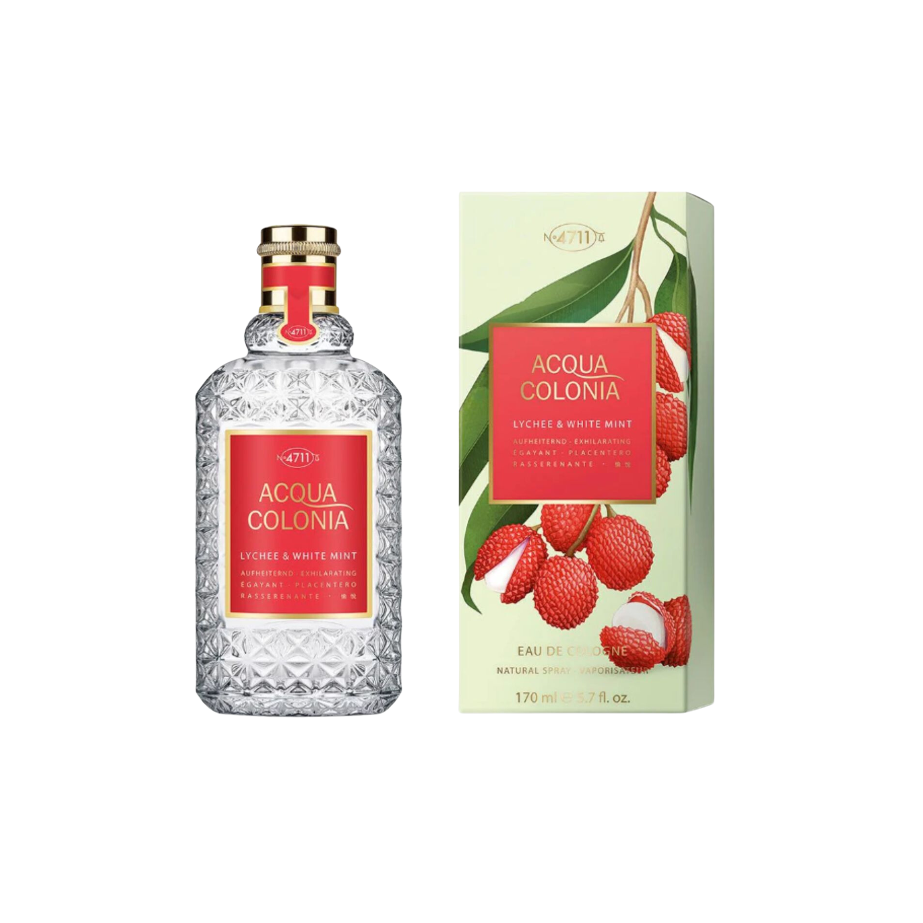 4711 Acqua Colonia Lychee & White Mint Edc 170ml Unisex