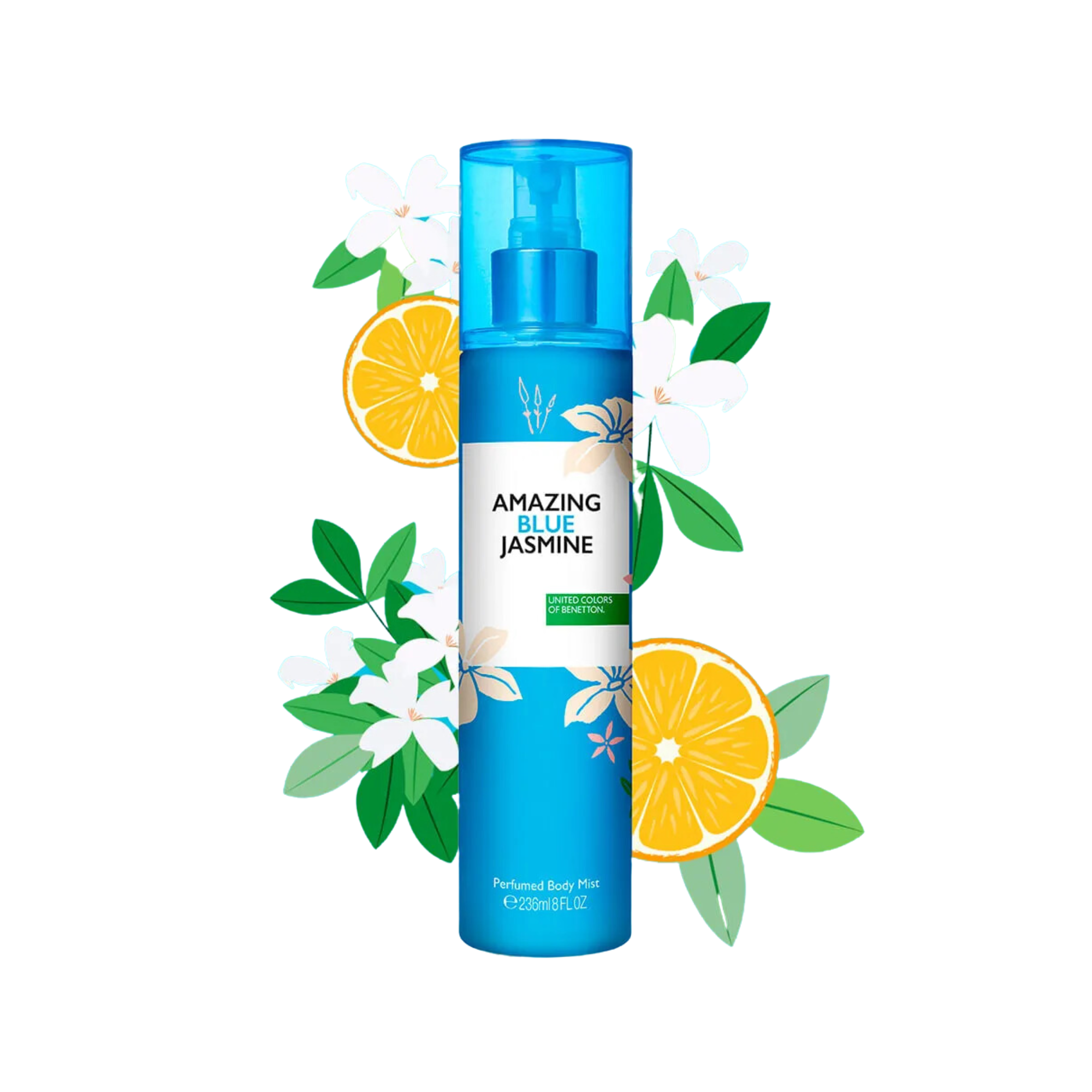 Benetton Amazing Blue Jasmine Body Mist 236ml Mujer