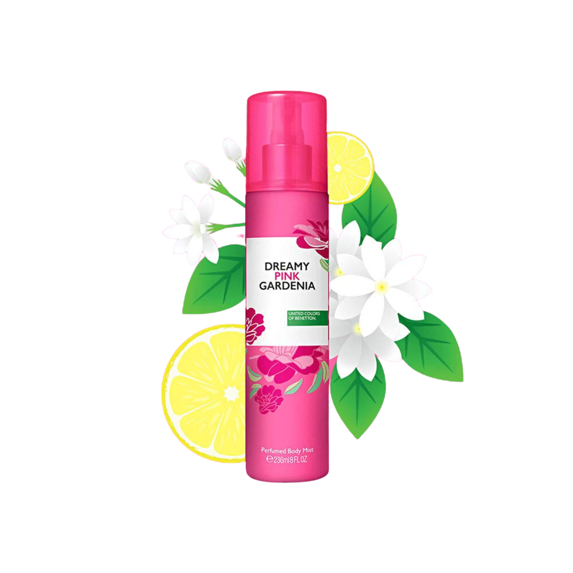 Benetton Dreamy Pink Gardenia Body Mist 236ml Mujer
