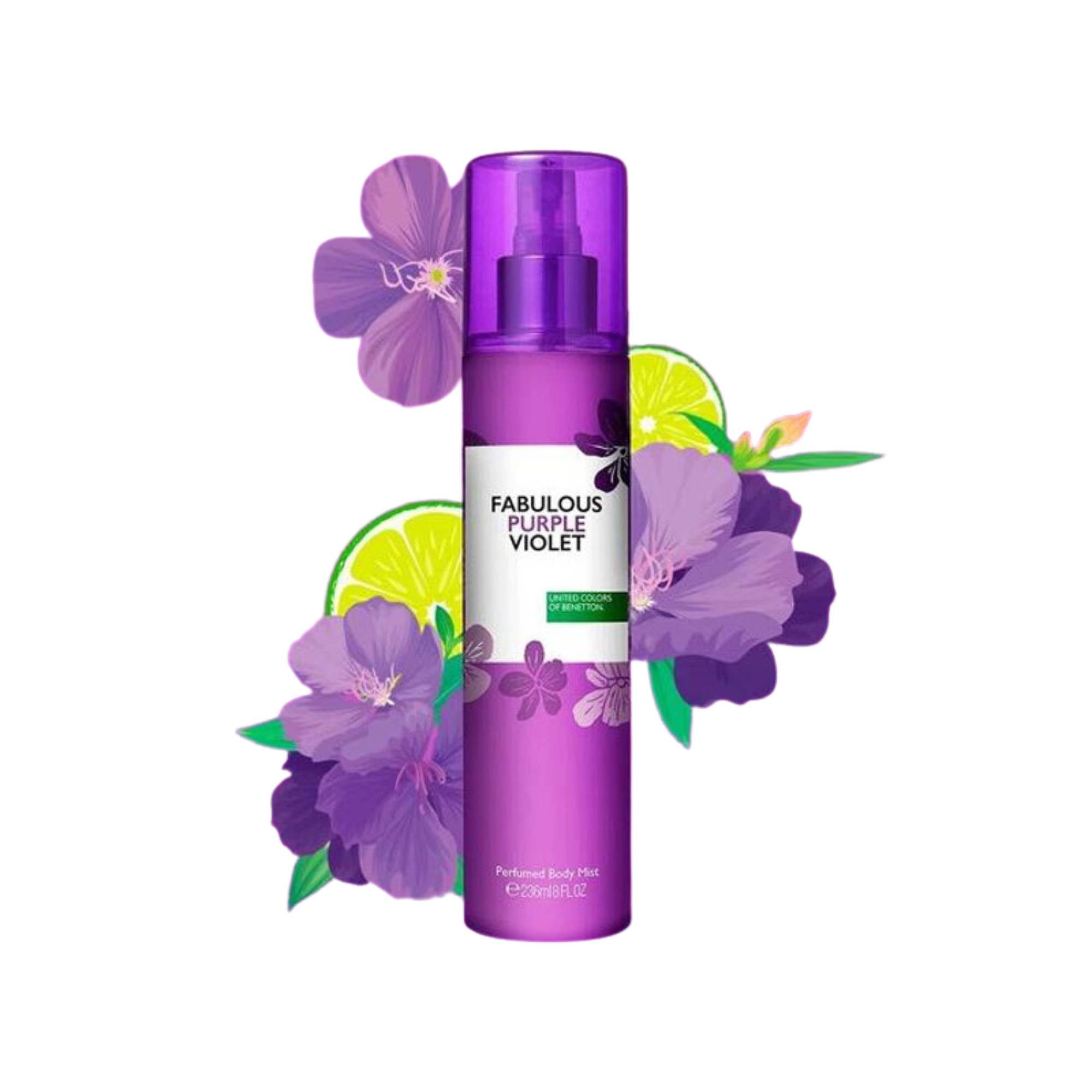 Benetton Fabulous Purple Violet Body Mist 236ml Mujer