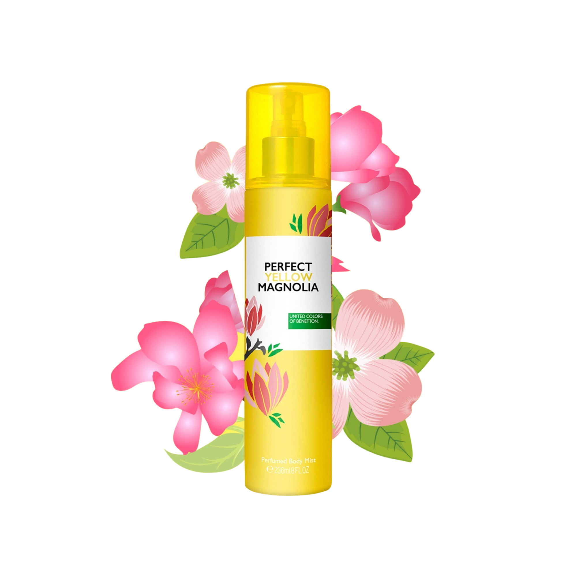 Benetton Perfect Yellow Magnolia Body Mist 236ml Mujer