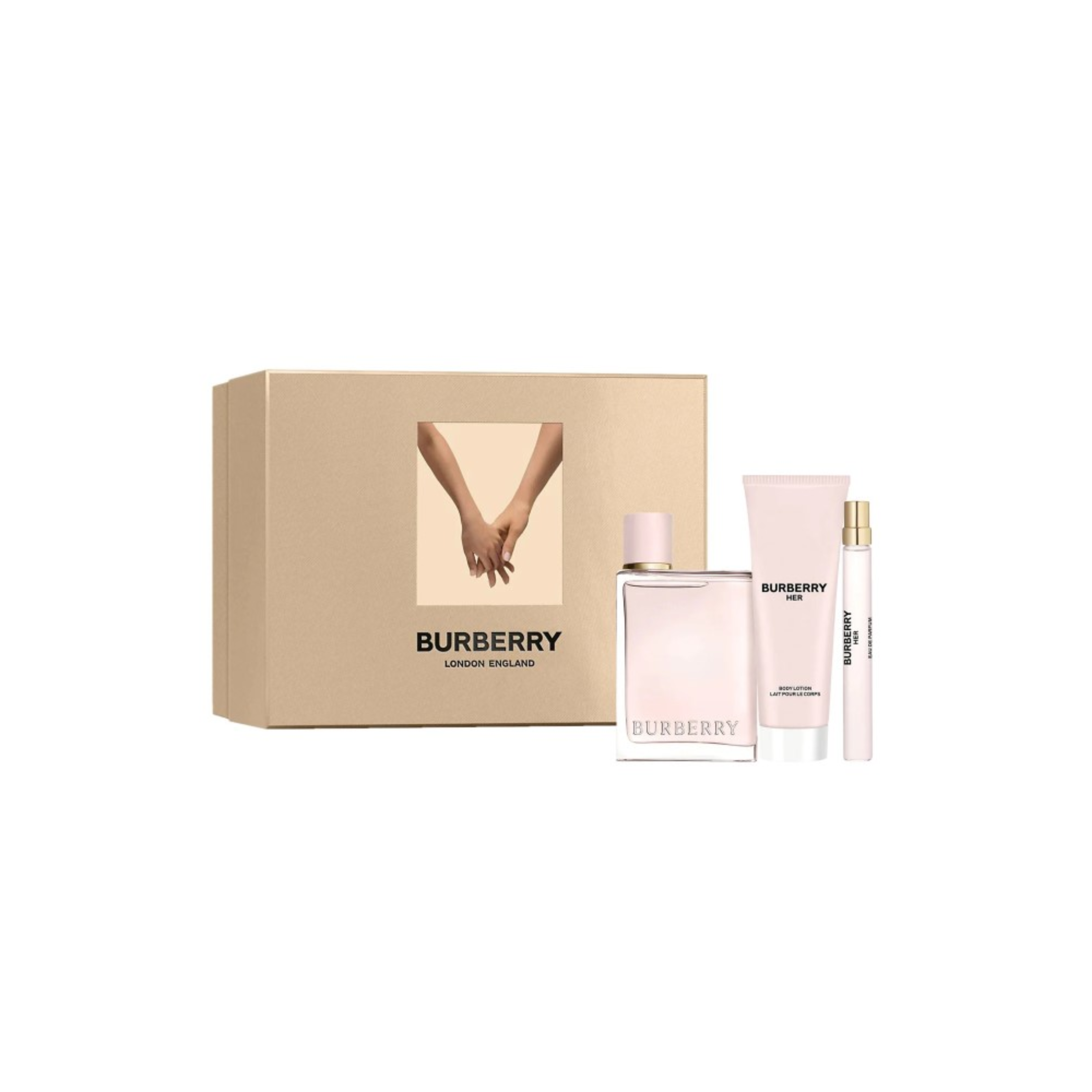 Burberry Her Estuche 100ml Edp + 10ml Edp + 75ml Bl Mujer