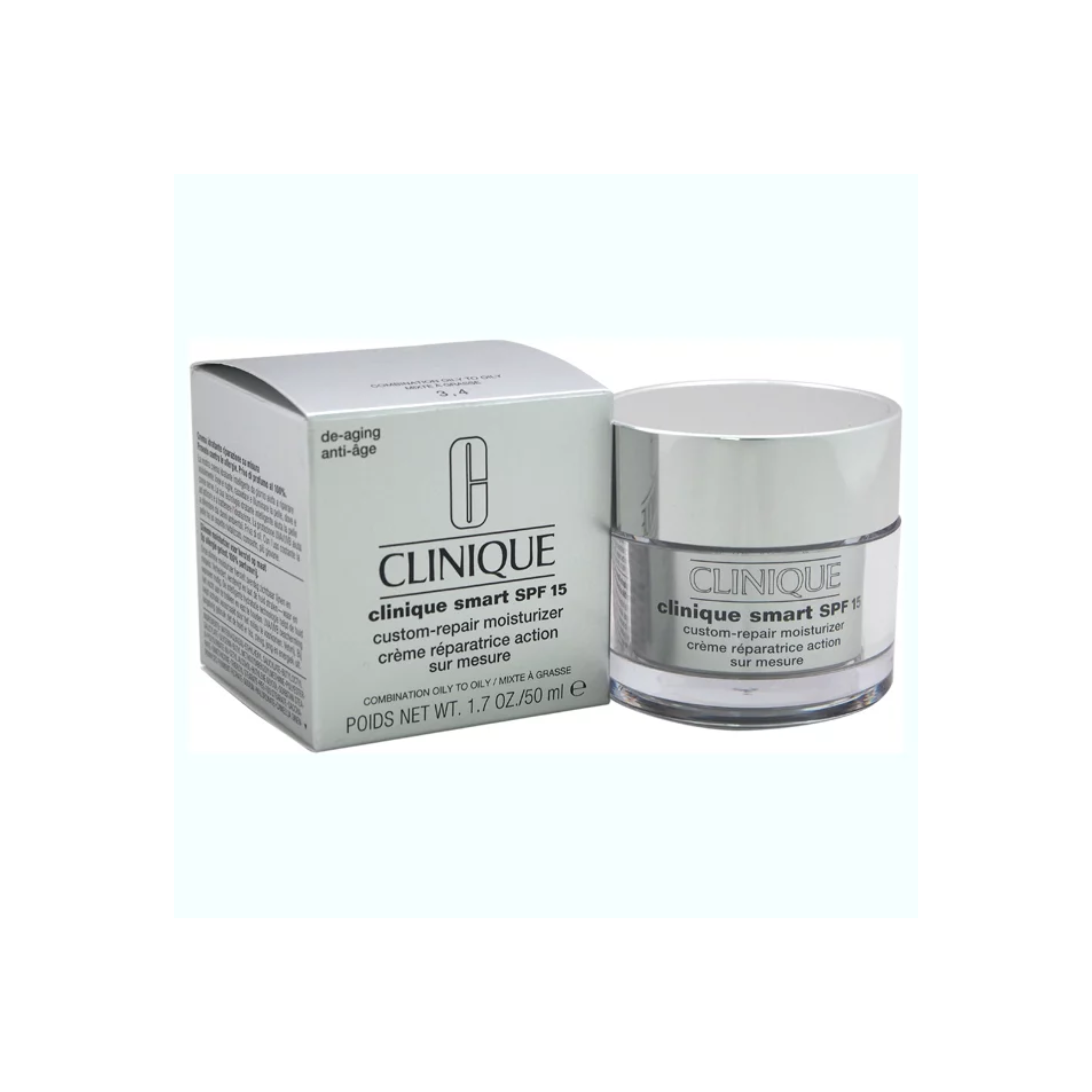 Clinique Smart Spf 15 Moisturisers Crema Para Piel Grasa Tipo 3 Y 4 Lodoro
