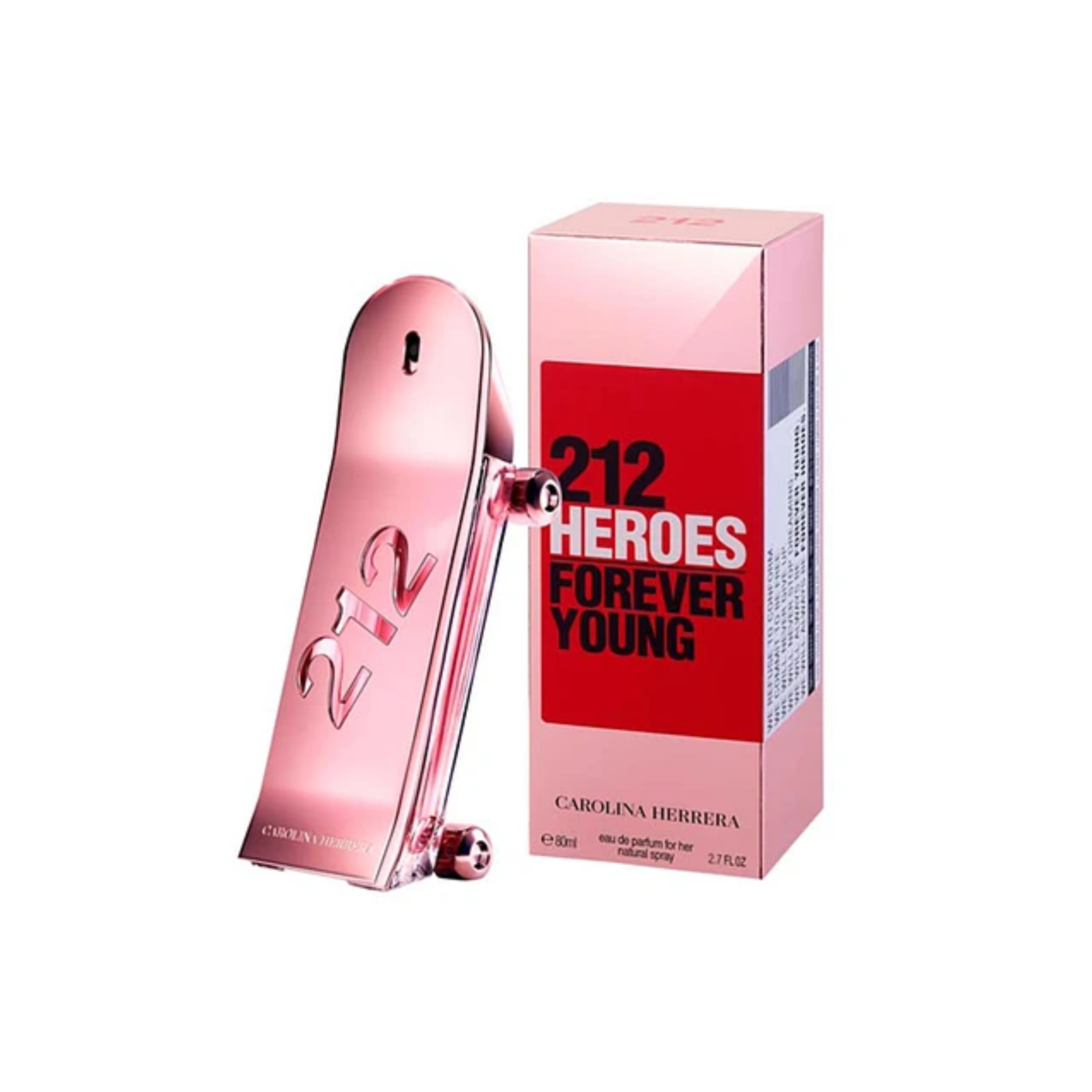 Carolina Herrera 212 Héroes EDP 80 ML Mujer (Tester Con Celofán)