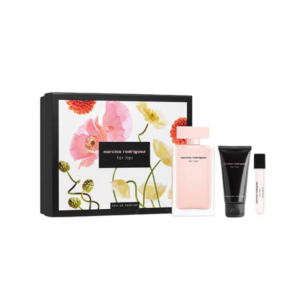 Narciso Rodriguez For Her Estuche Edp 100ml + 10ml + 50ml Bl Mujer