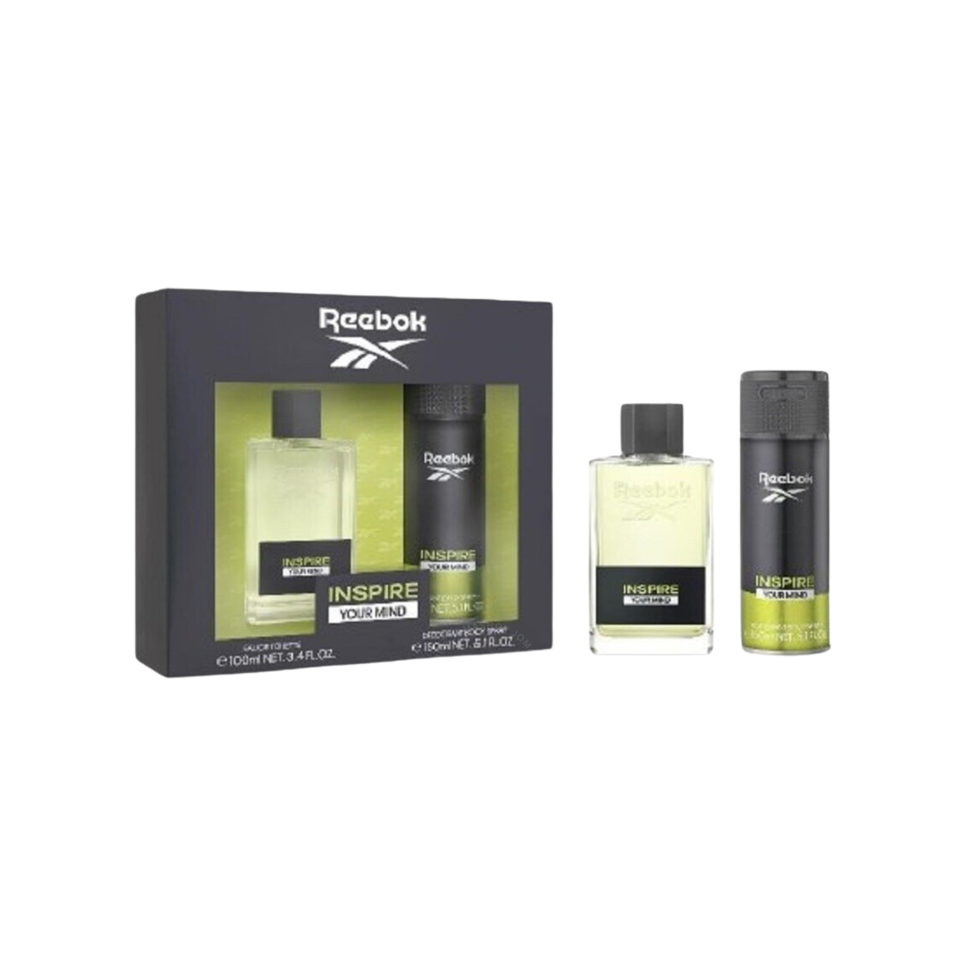 Reebok Inspire Your Mind estuche Edt 100ml + Deo 150ml Hombre