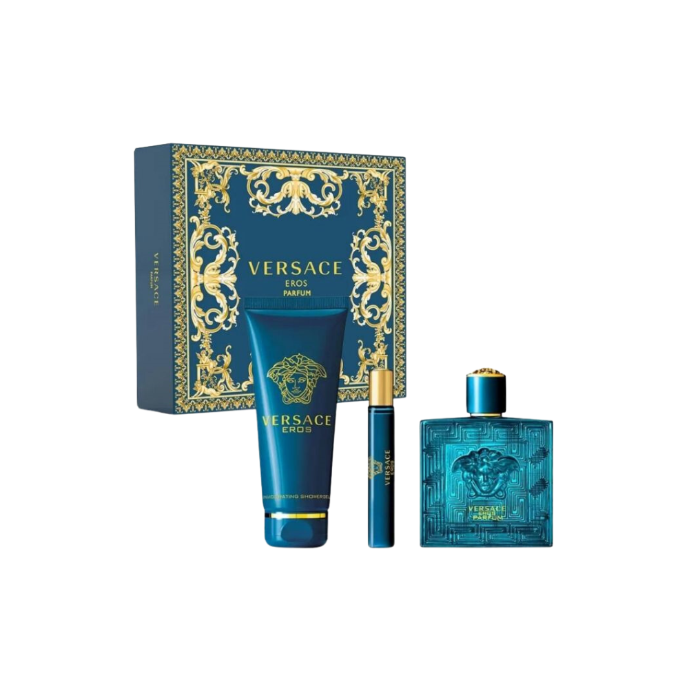 Versace Eros Estuche Parfum 100ml + 10ml + Sg Hombre