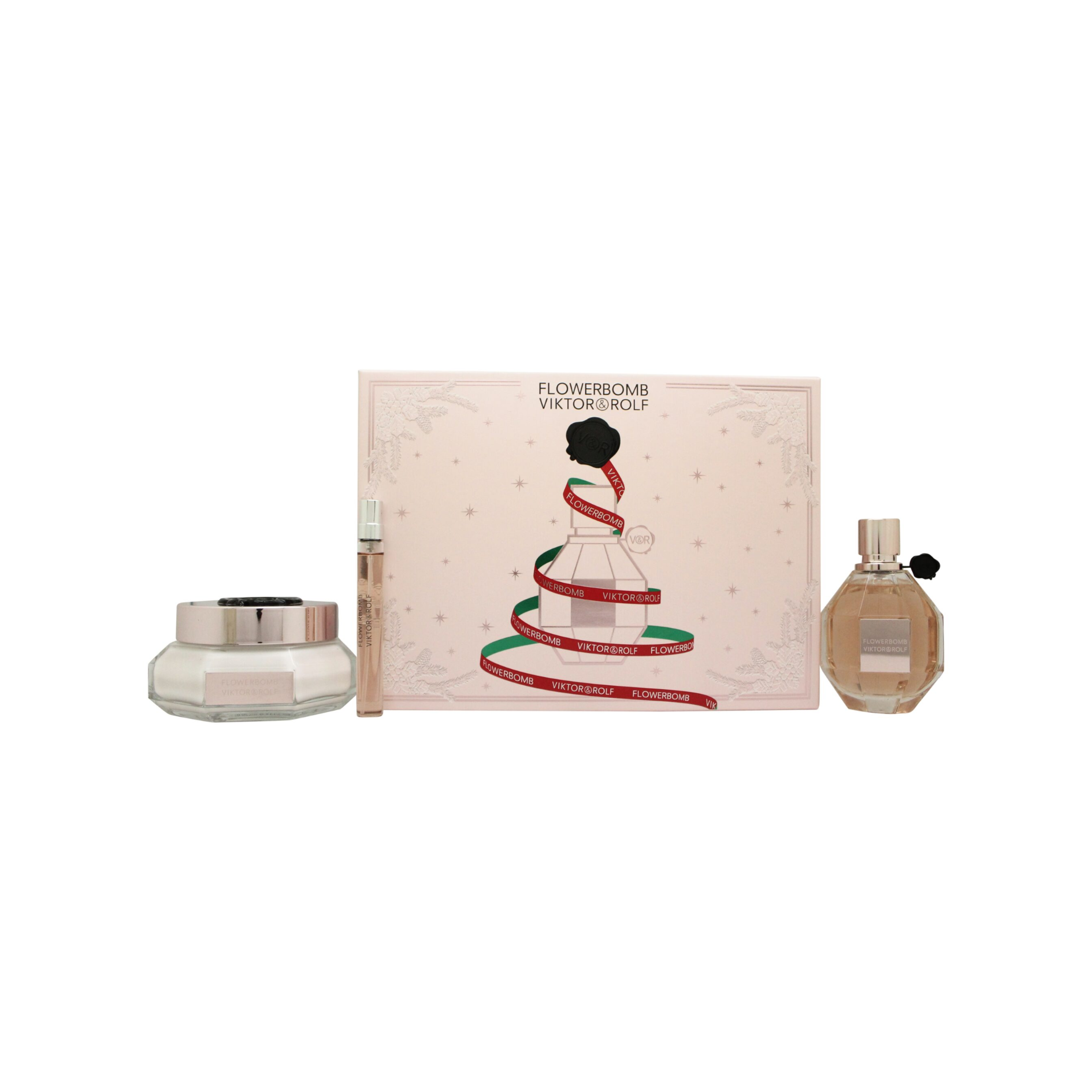 Viktor & Rolf Flowerbomb Estuche 100ml Edp + 200ml Crema + 10ml Edp Mujer