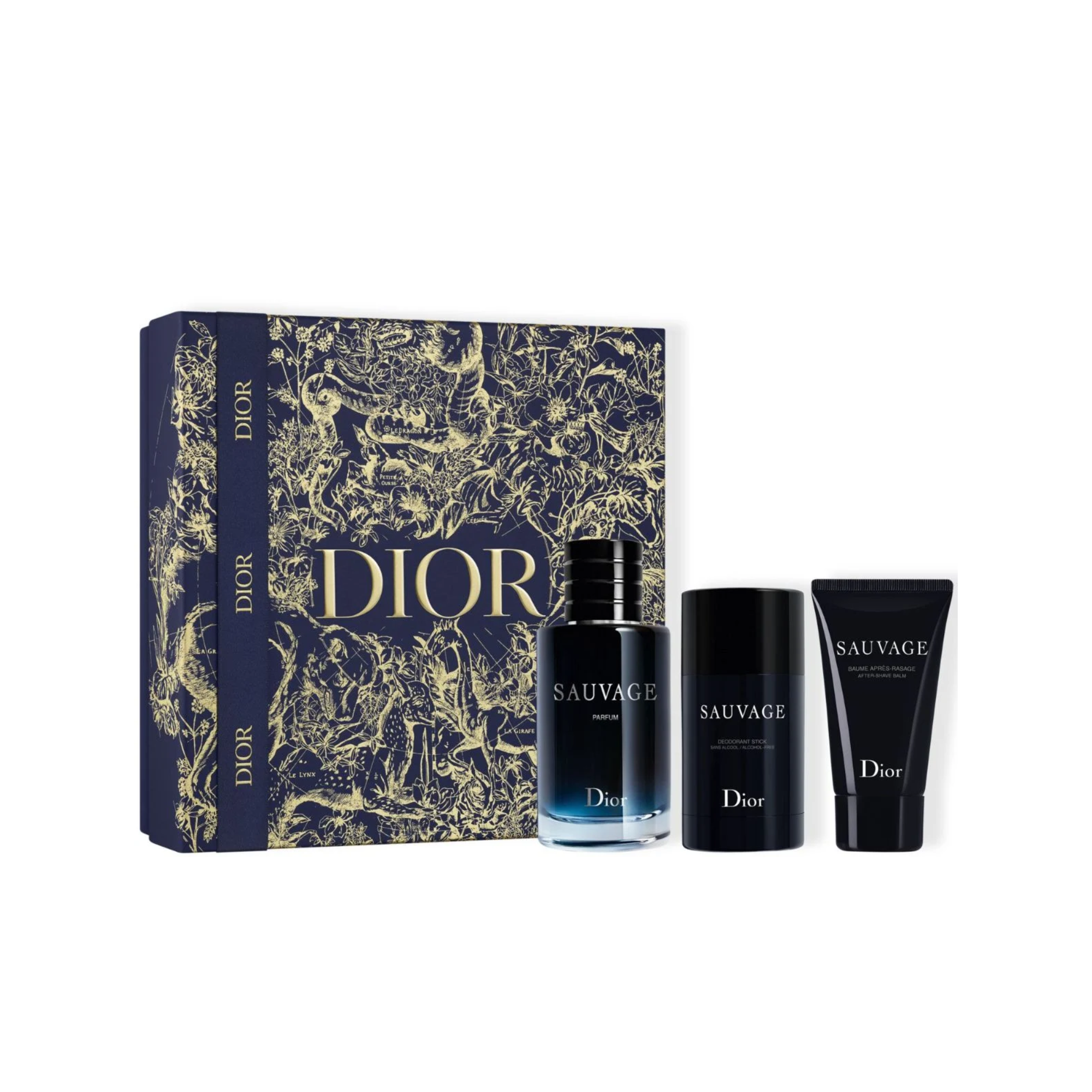 Dior Sauvage Estuche Parfum 100ml + 75g Deo + 50ml As Hombre
