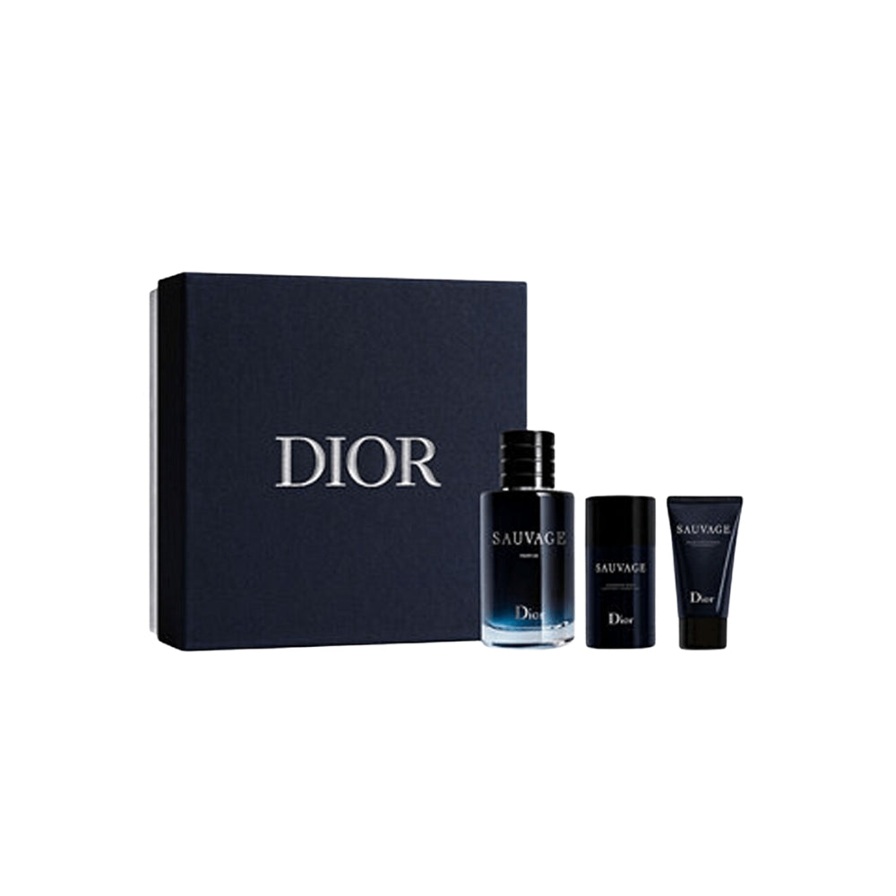 Dior Sauvage Estuche Parfum 100ml + 75g Deo + 50ml As Hombre