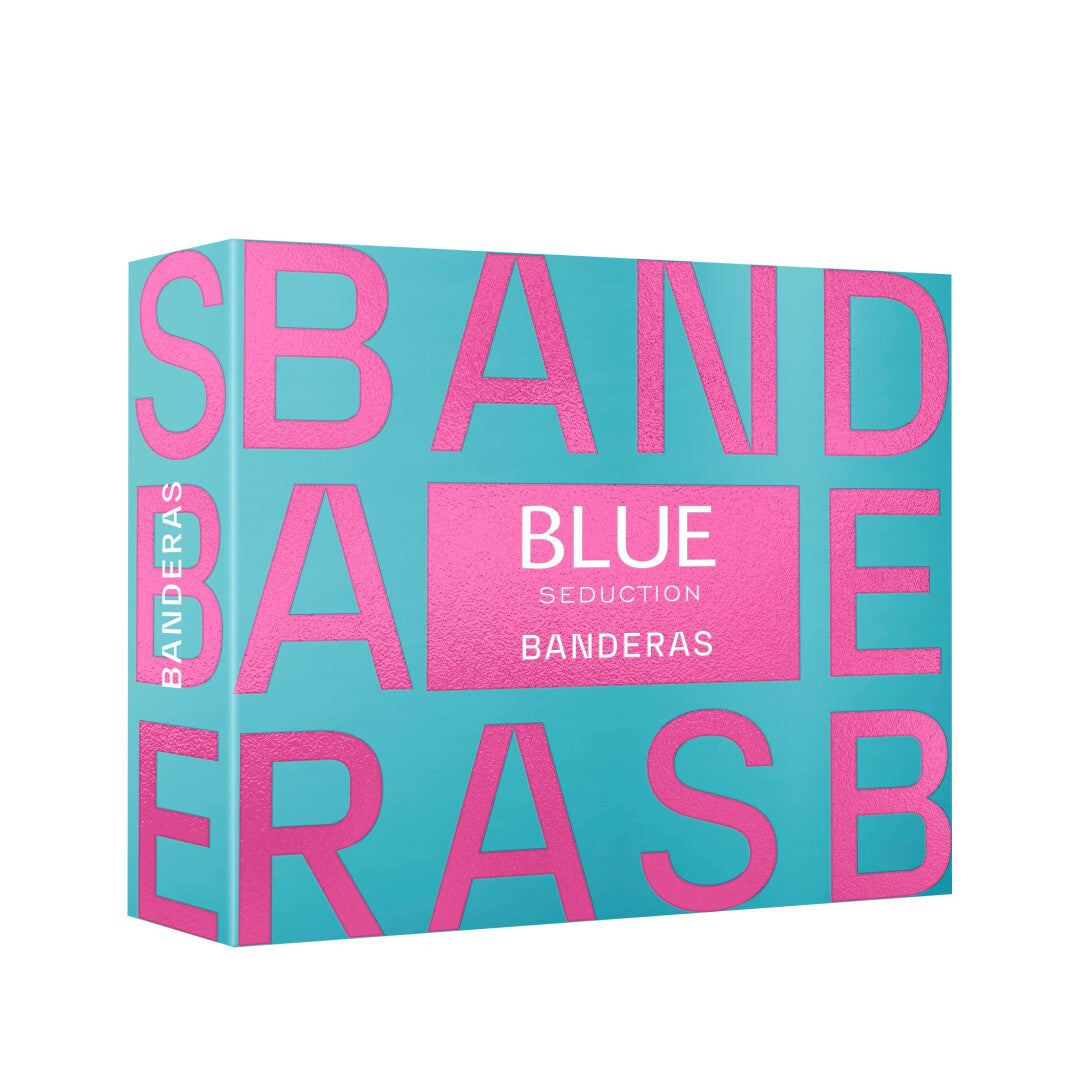 Set Antonio Banderas Blue Seduction EDT 80 ML + 150ML Deo Mujer