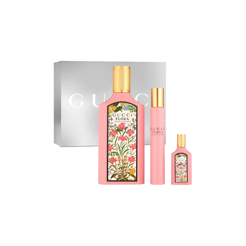 Gucci Flora Gorgeous Gardenia Edp 100 Ml + 10 Ml + 5 Ml Set 3 Pcs Mujer
