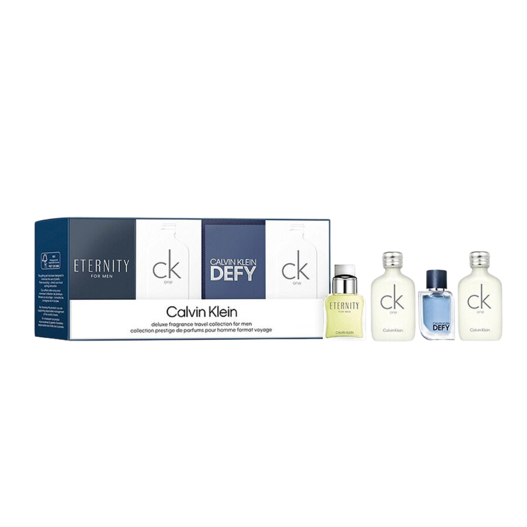 CK One + Ck One + Eternity + Defy Edt 10ML Set De 4 Pcs