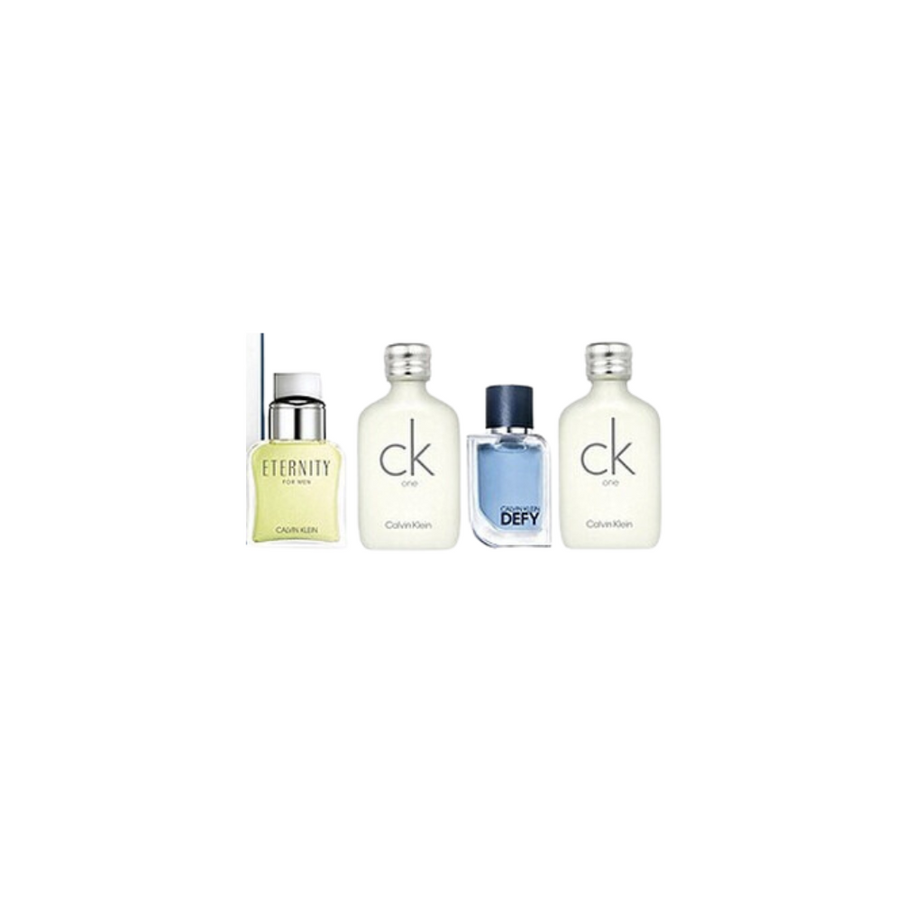 Perfume CK One + Ck One + Eternity + Defy Edt 10ML Set De 4 Pcs Lodoro