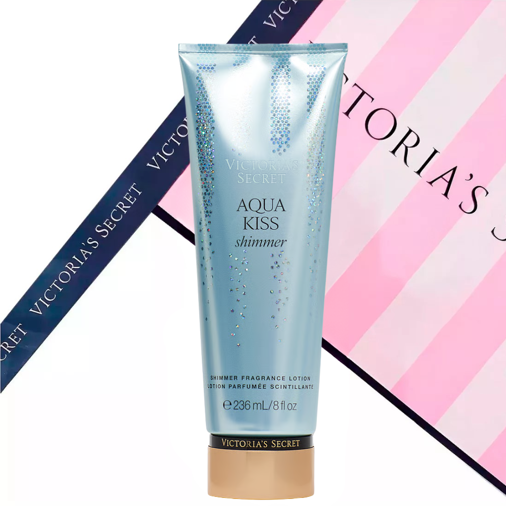 Victoria Secrets Aqua Kiss Shimmer Locion 236ml Nuevo Formato
