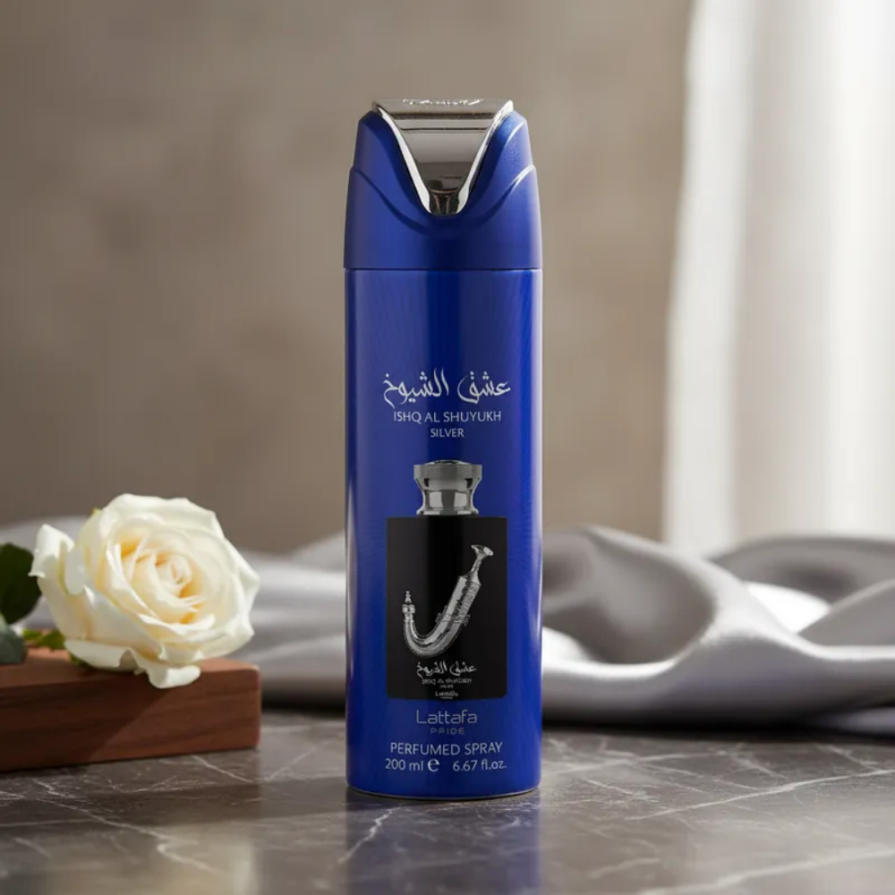 Lattafa Perfume Spray Ishq Al Shuyukh Silver 200 Ml Unisex