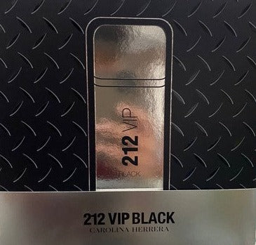 Carolina Herrera 212 Vip Black Estuche 3 Pzs 100ML EDP + BSG + 10ML Hombre