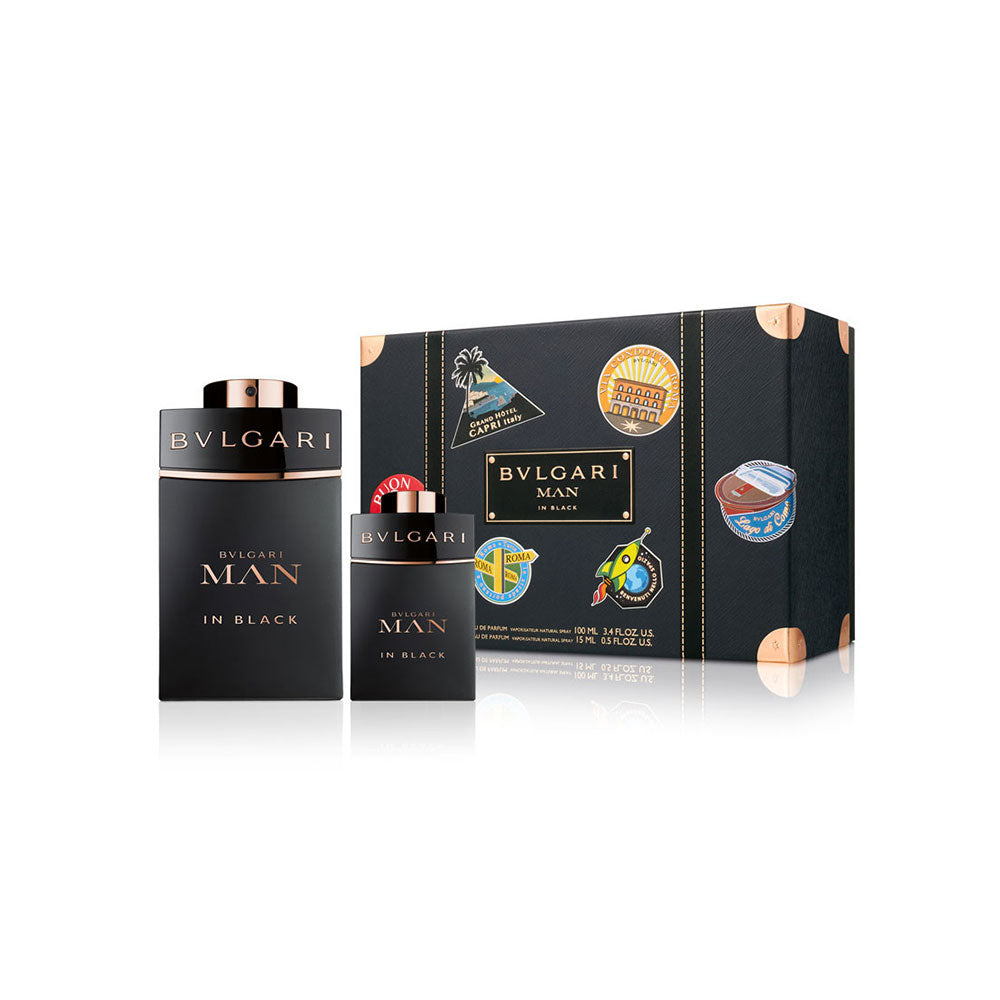 Bvlgari Man In Black Estuche Edp 2 Pcs 100 Ml + 15 Ml Hombre
