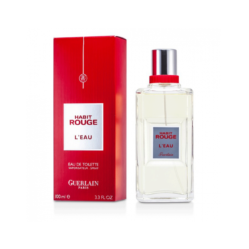 Perfume Guerlain Habit Rouge L'Eau Edt 100 Ml Hombre