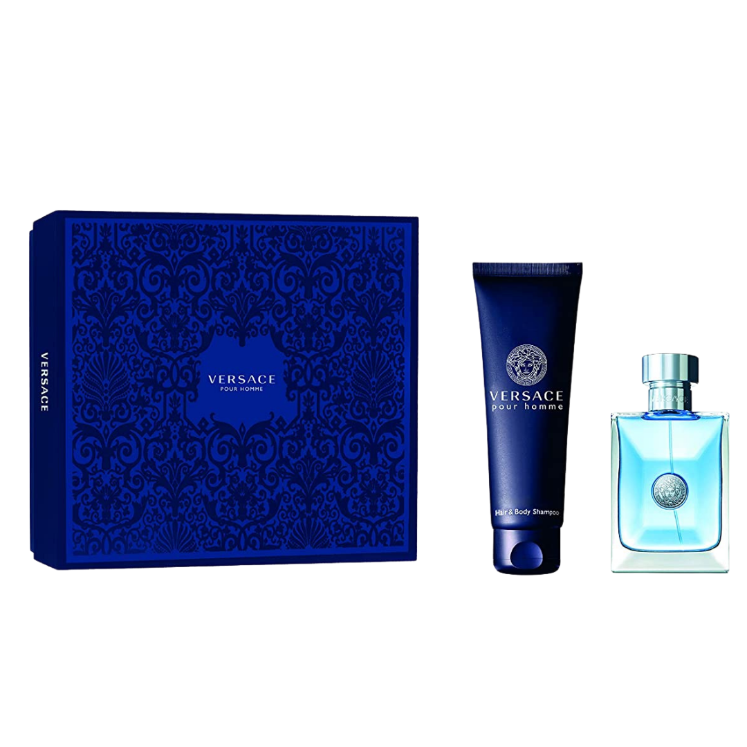Versace Pour Homme Tradicional Estuche EDT 100Ml + Shower Gel 100 Ml Hombre - Lodoro Perfumes