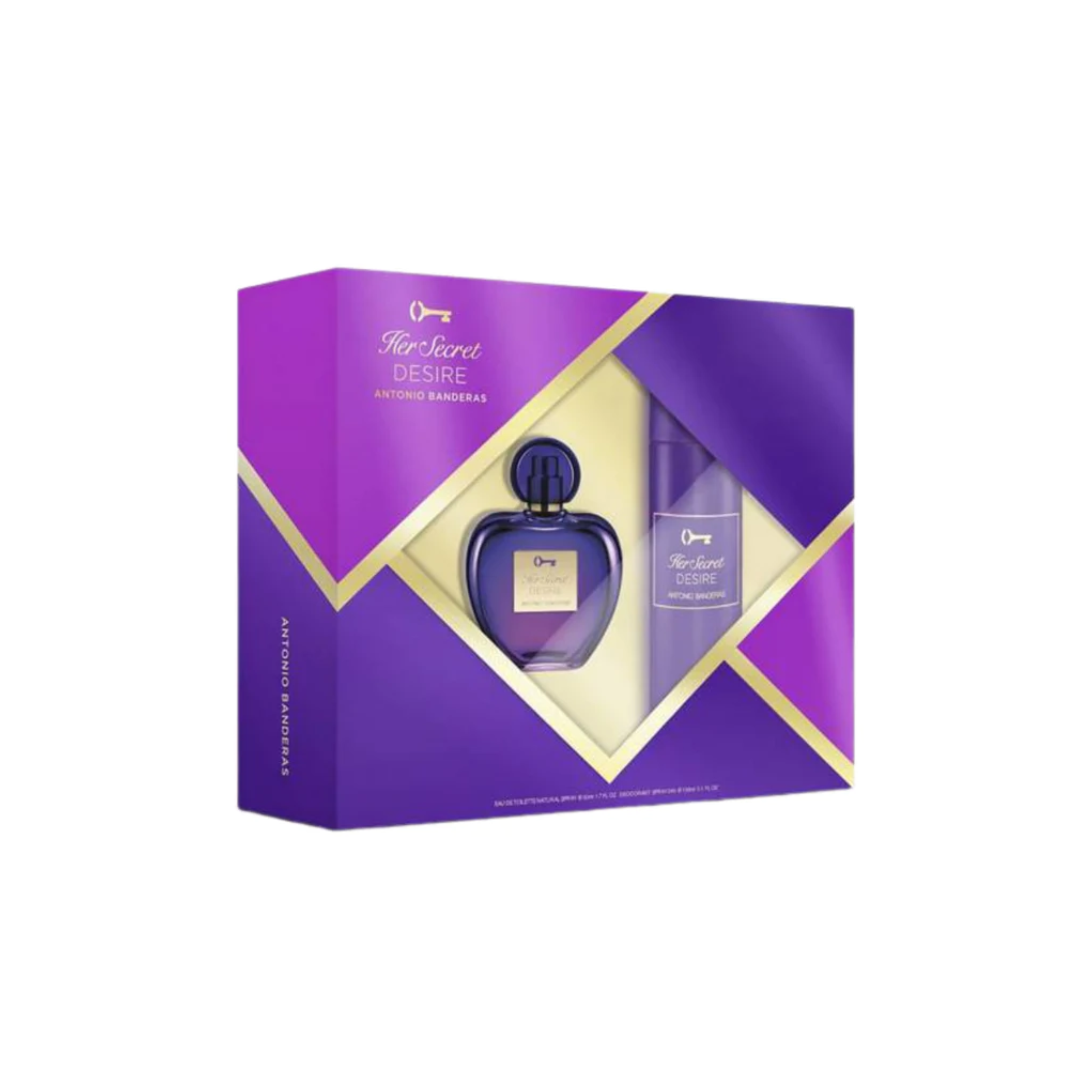 Her Secret Desire Antonio Banderas Estuche 2 Pcs EDT 50 Ml + 150 Ml Deo Mujer Lodoro