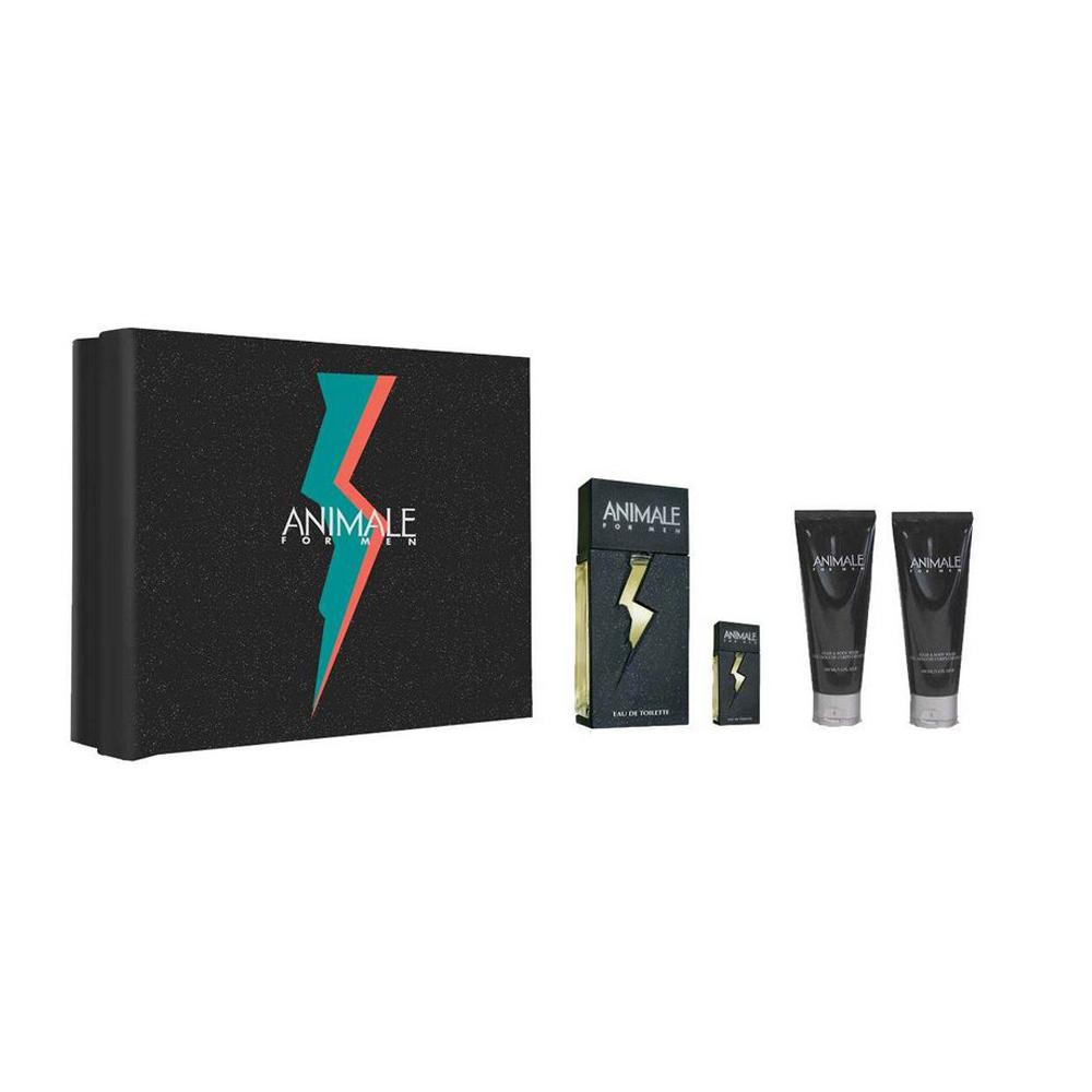 Animale Clasico 4 Piezas 100ML EDT + 100ML ASB + 100ML SG + 7,5ML EDT Estuche Hombre