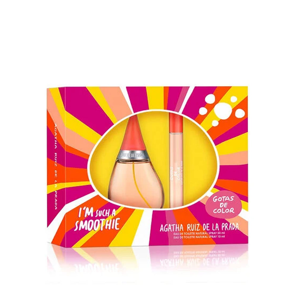 Gotas De Color Agatha Ruiz De La Prada Estuche 2 PCS EDT 50 ML + 10 ML Mujer - LODORO PERFUMES