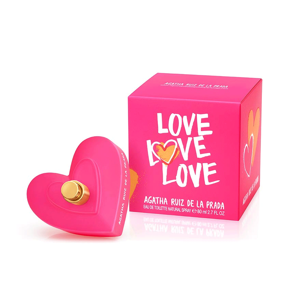 Love Love Love Agata Ruiz de la Prada Edt 80Ml Mujer - Lodoro Perfumes