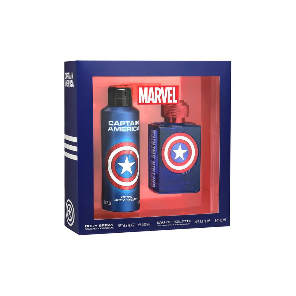 Colonia Original: COLONIA CAPTAIN AMERICA 100 ML + 200 ML BODY SPRAY