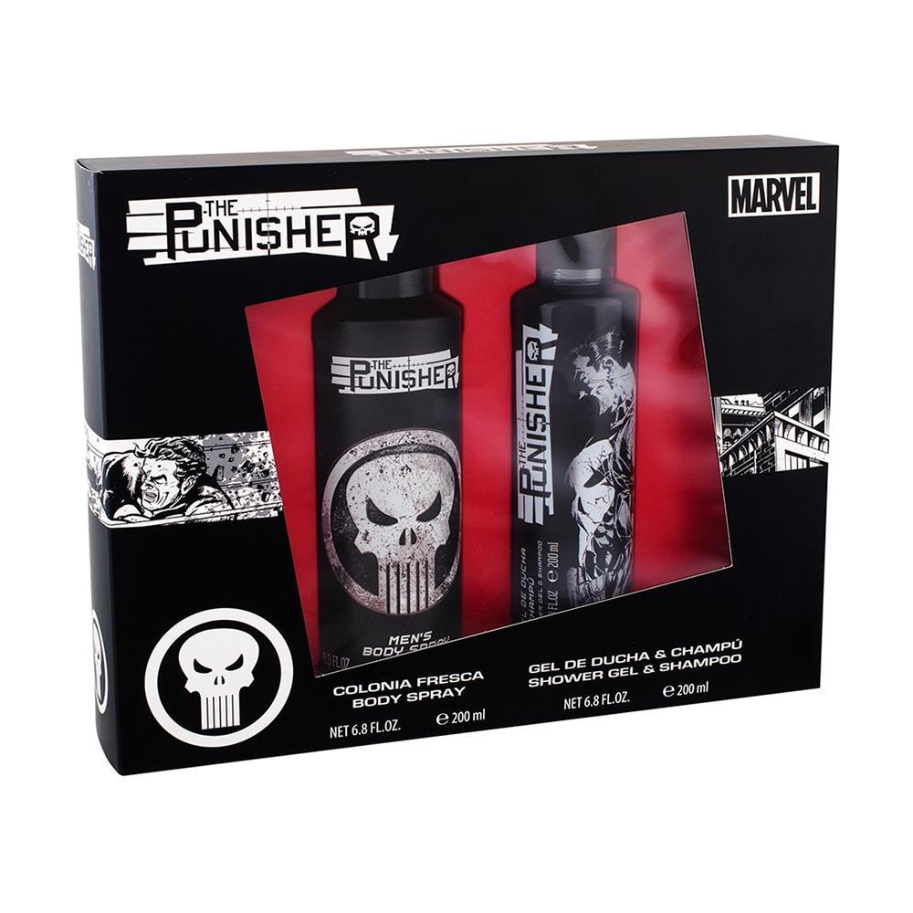 Colonia Original: COLONIA PUNISHER 200 ML BODY SPRAY + 200 ML GEL DUCHA