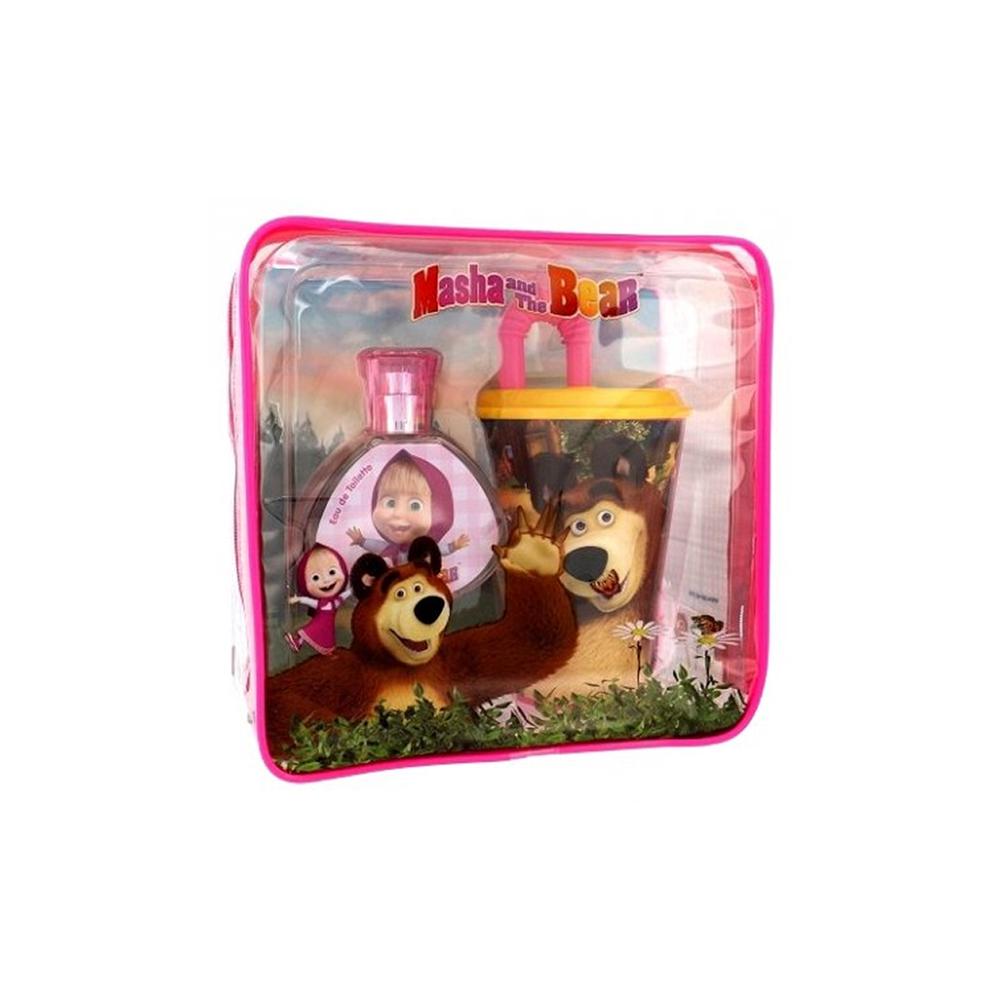 Colonia Original: COLONIA MASHA Y OSO EDT 50 ML+VASO+ESTUCHE
