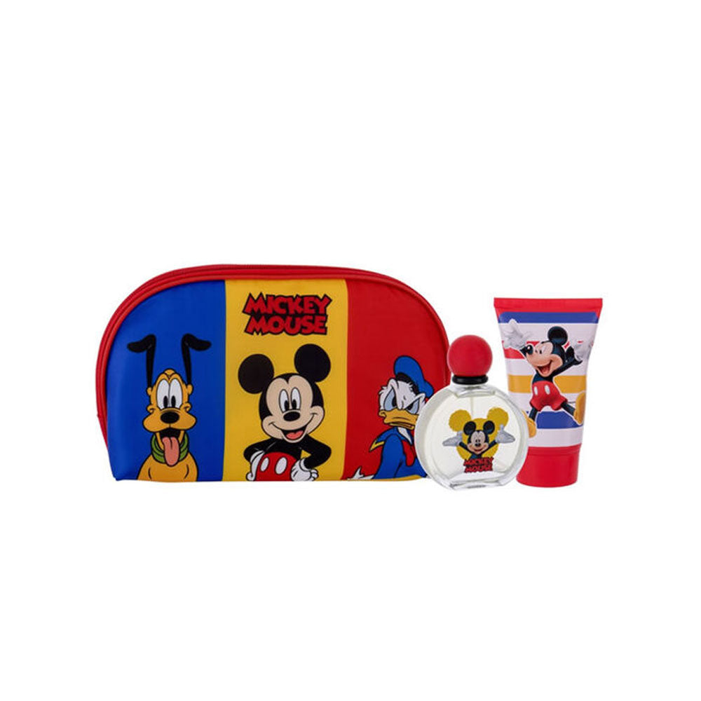 Colonia Mickey Mouse 50Ml Edt + 100Ml Sg + Neceser Niño
