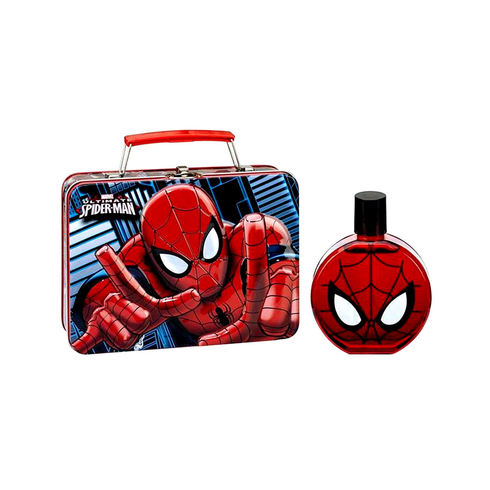 Colonia Spiderman Edc 100Ml Niños Lonchera Metal