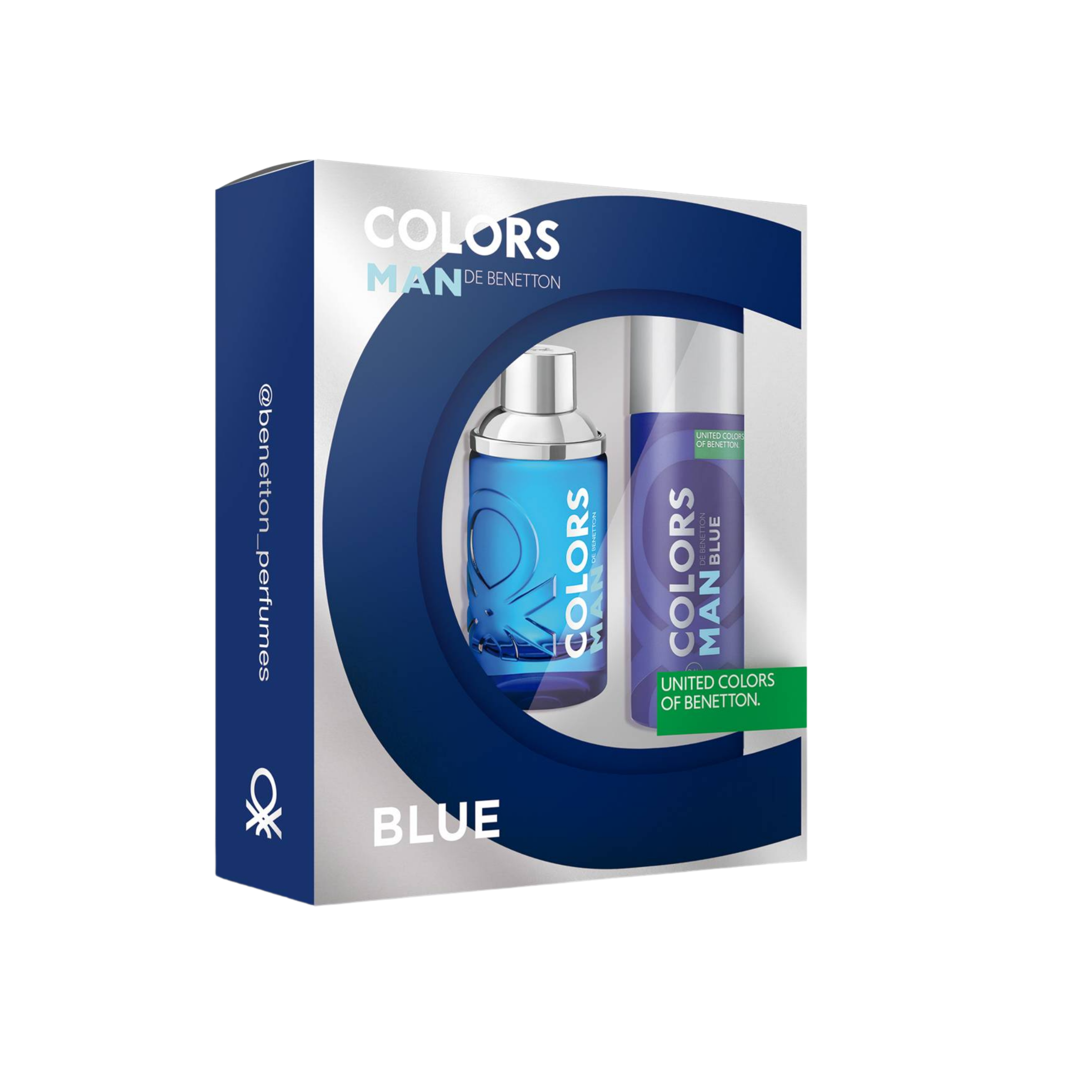 Benetton Colors Man Blue EDT 100 Ml + 150 Ml Deo Estuche Hombre Lodoro