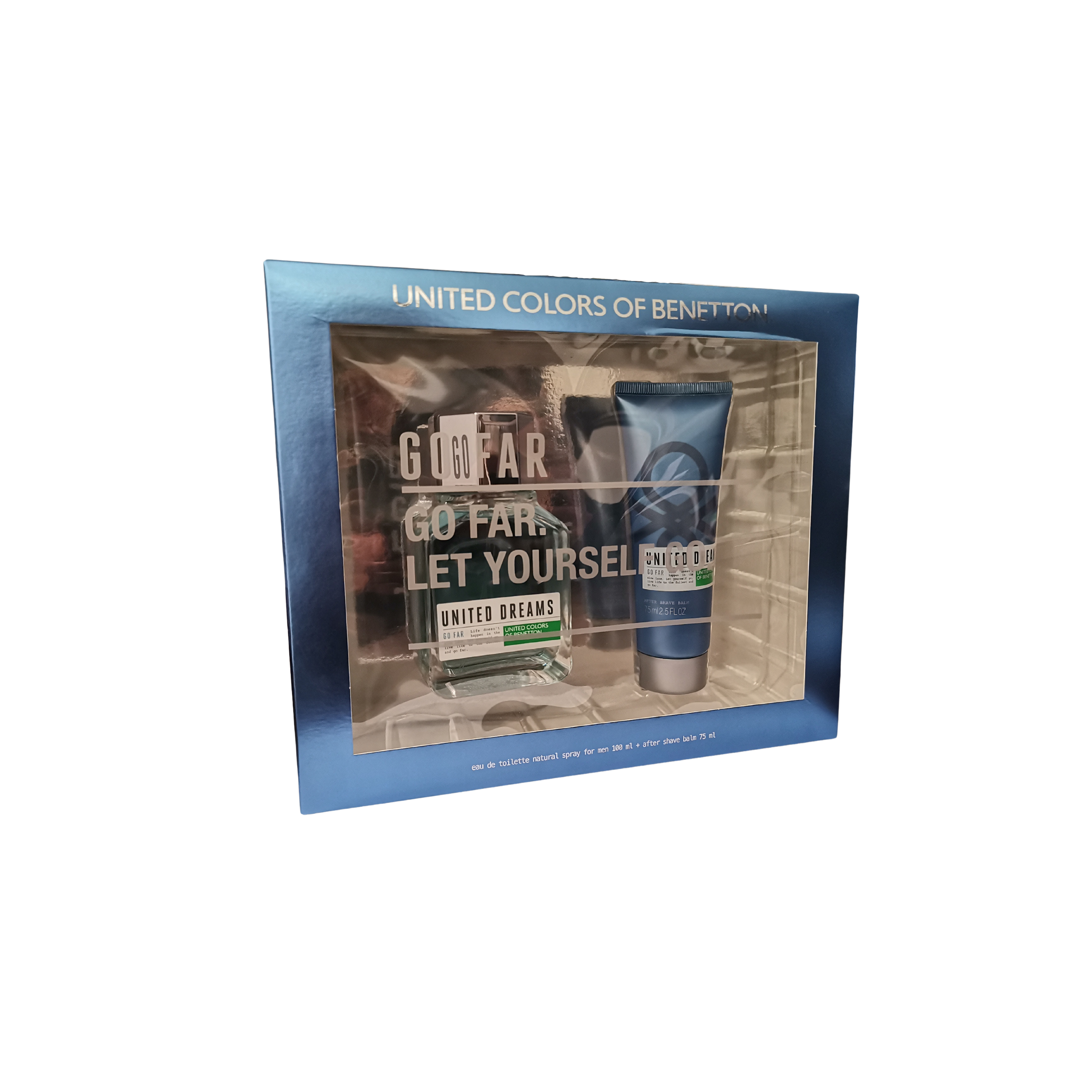 Benetton Go Far Estuche EDT 100ML + 75ML ASB Hombre