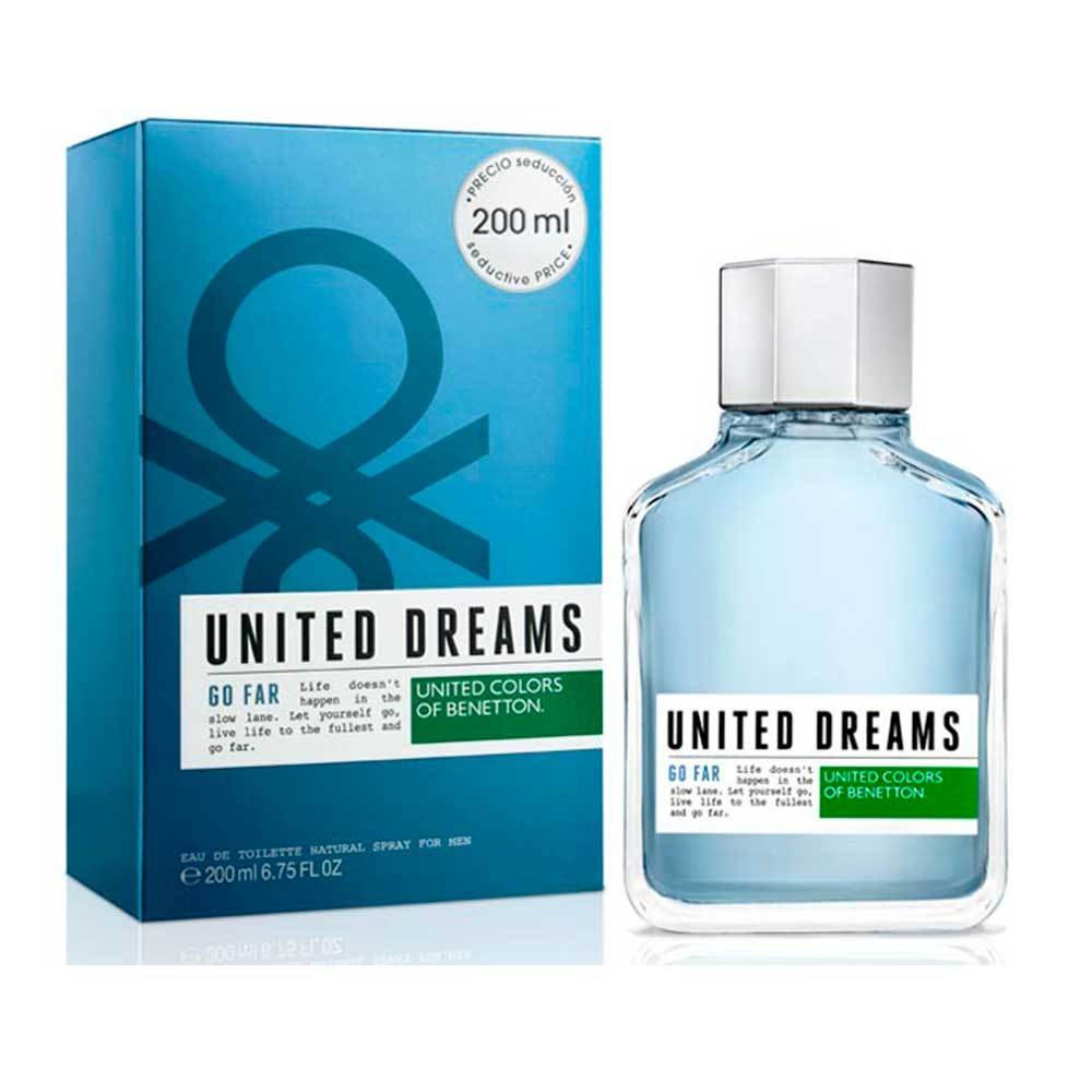 Perfume Original Benetton Go Far Edt 200Ml Hombre