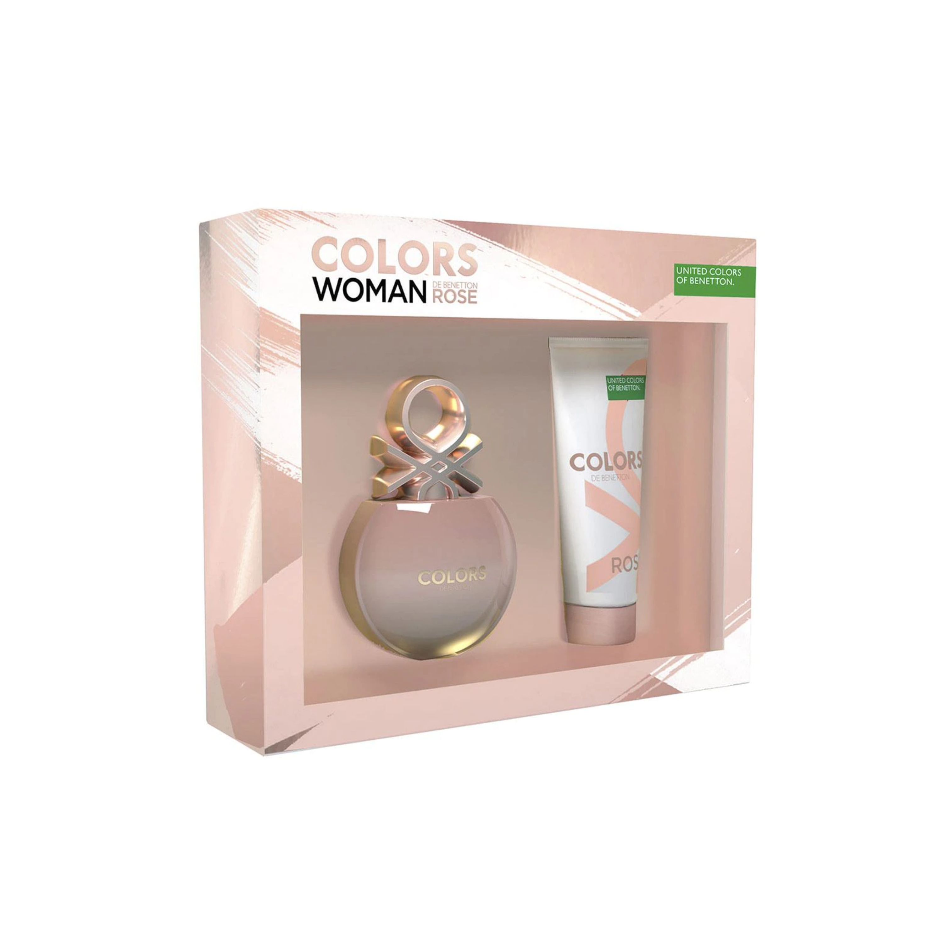 Benetton Colors Woman Rose Set EDT 80 ML + 75ML BL Mujer Lodoro