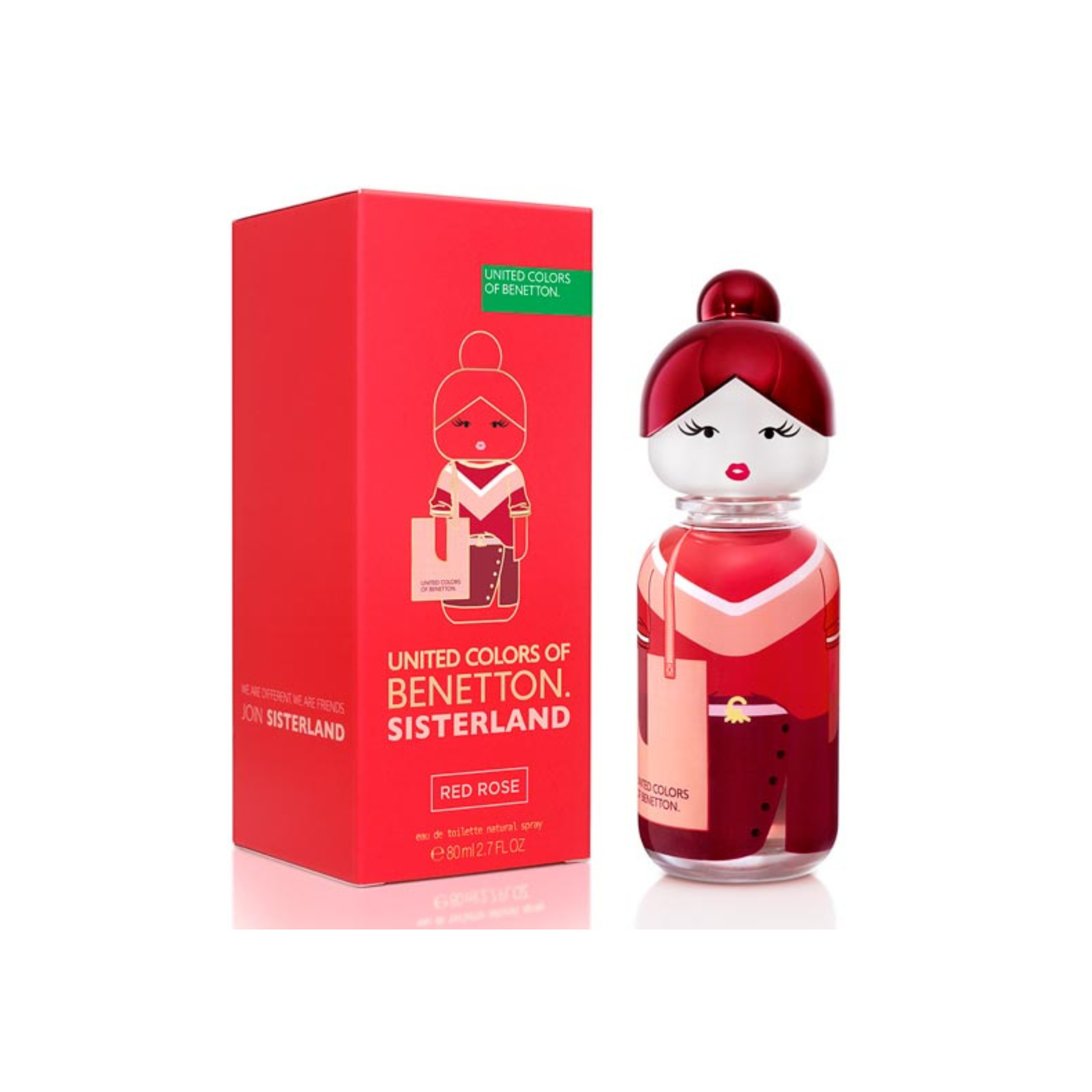 Sisterland Red Rose Benetton EDT 80 Ml Mujer