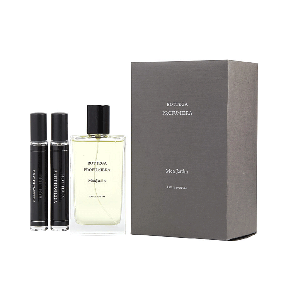 Bottega Veneta Mon Jardin Estuche EDP 100 Ml + 15 Ml + 15 Ml Set 3 Pcs Mujer - Lodoro Perfumes