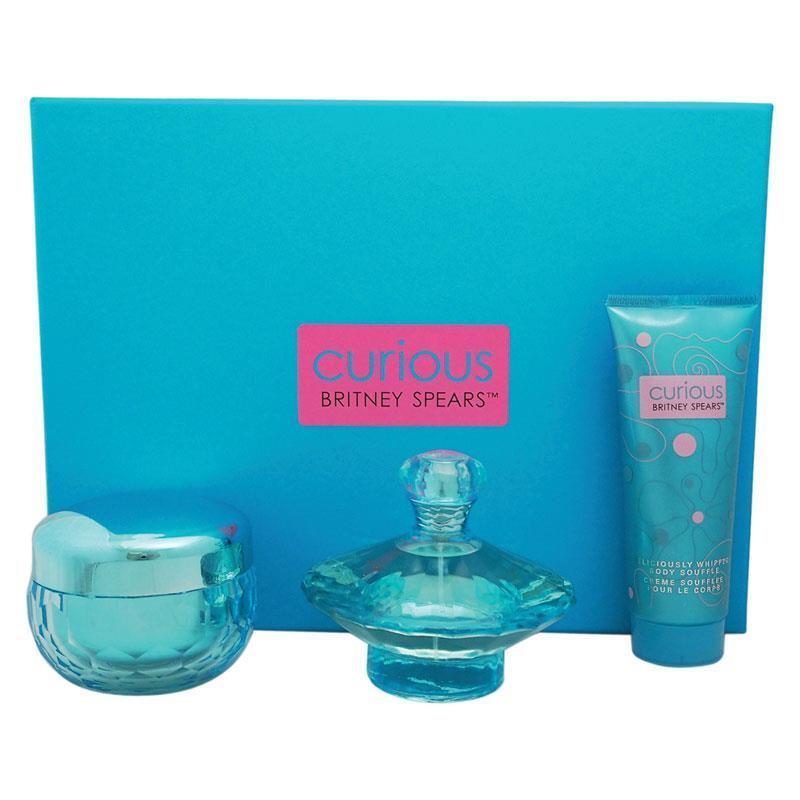 Curious 3 Piezas 100ML EDT + 100ML Bl + 100ML SG Estuche Mujer