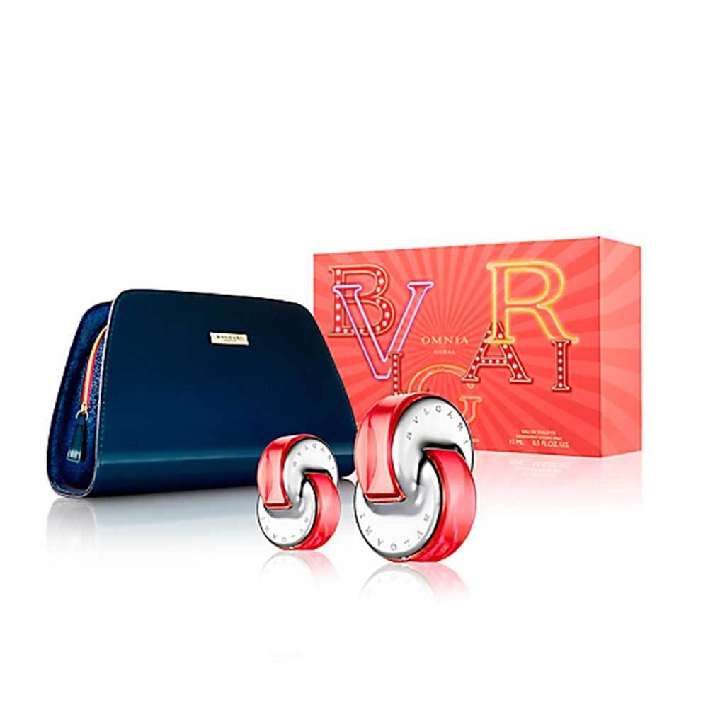 Perfume Original Bvlgari Omnia Coral Estuche Edt 65Ml + 15Ml + Necesser Mujer