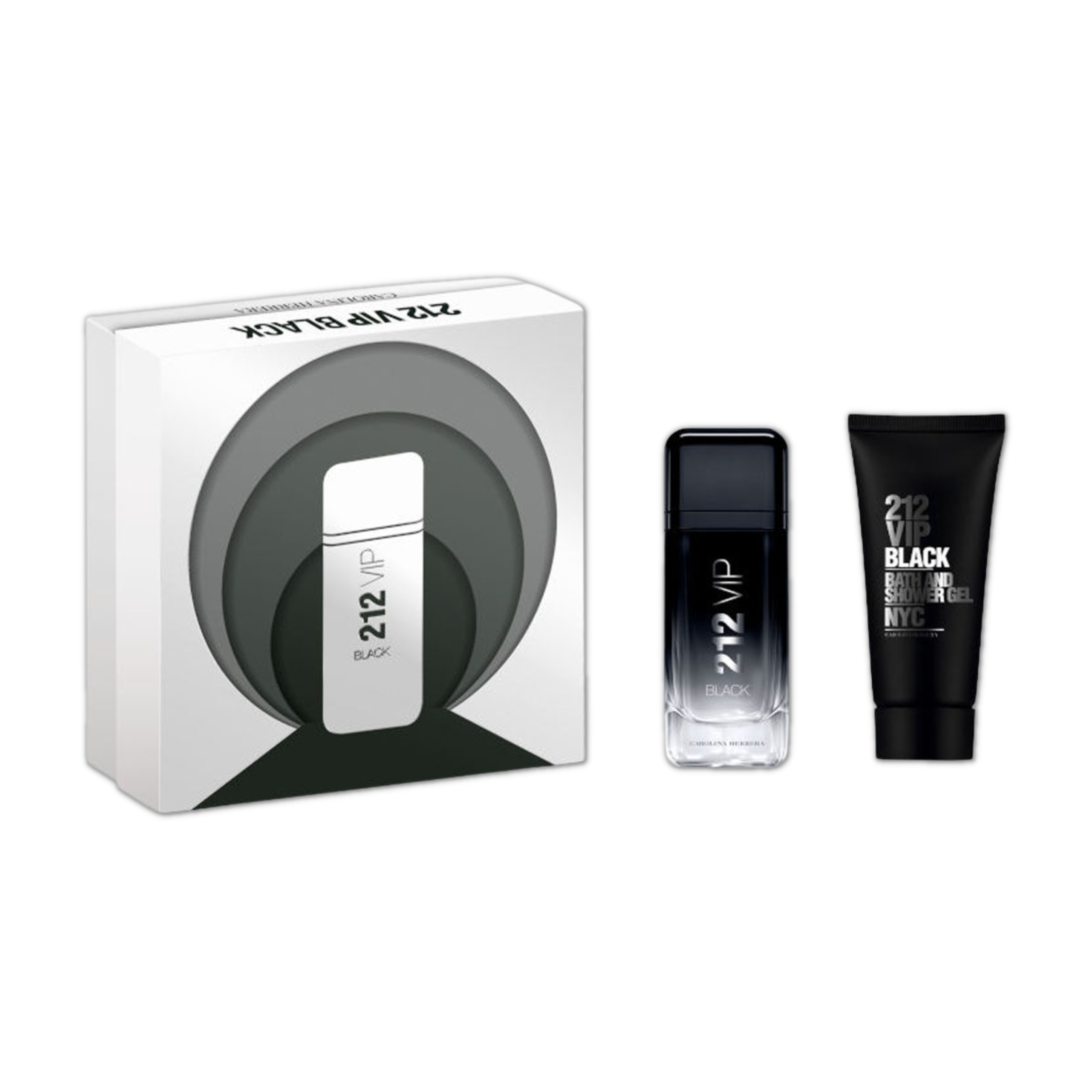 Carolina Herrera 212 Vip Black Edp 100ml + Sg 100ml