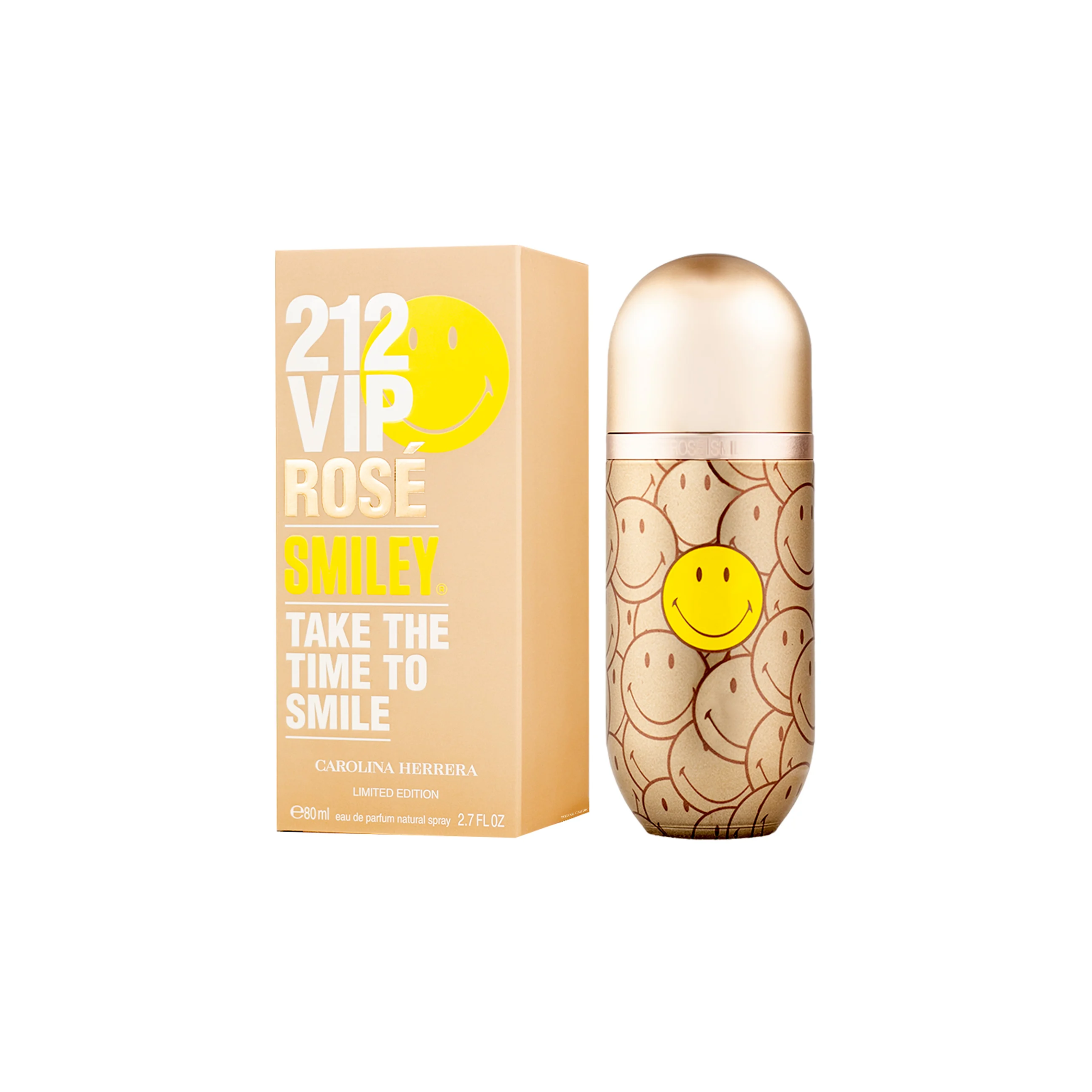 Carolina Herrera 212 Vip Rose Smiley EDP 80 ML Mujer