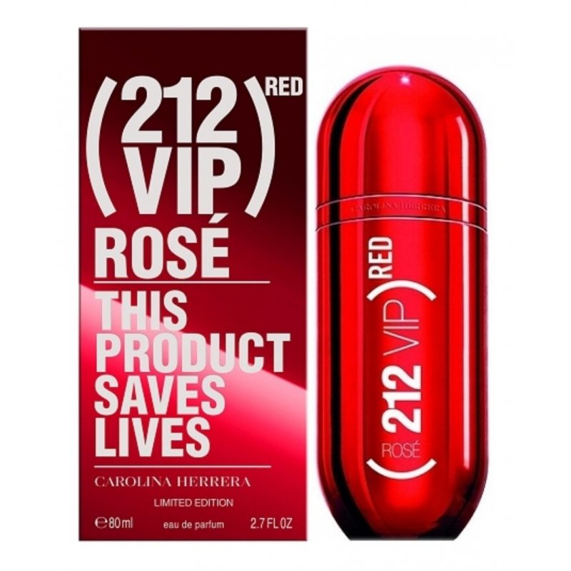 212 VIP Rosé Red Carolina Herrera EDP 80 Ml Mujer - Lodoro Perfumes