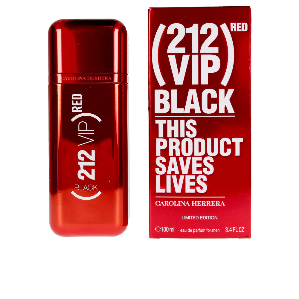 212 VIP Black Red Carolina Herrera EDP 100 Ml Hombre .- Lodoro Perfumes