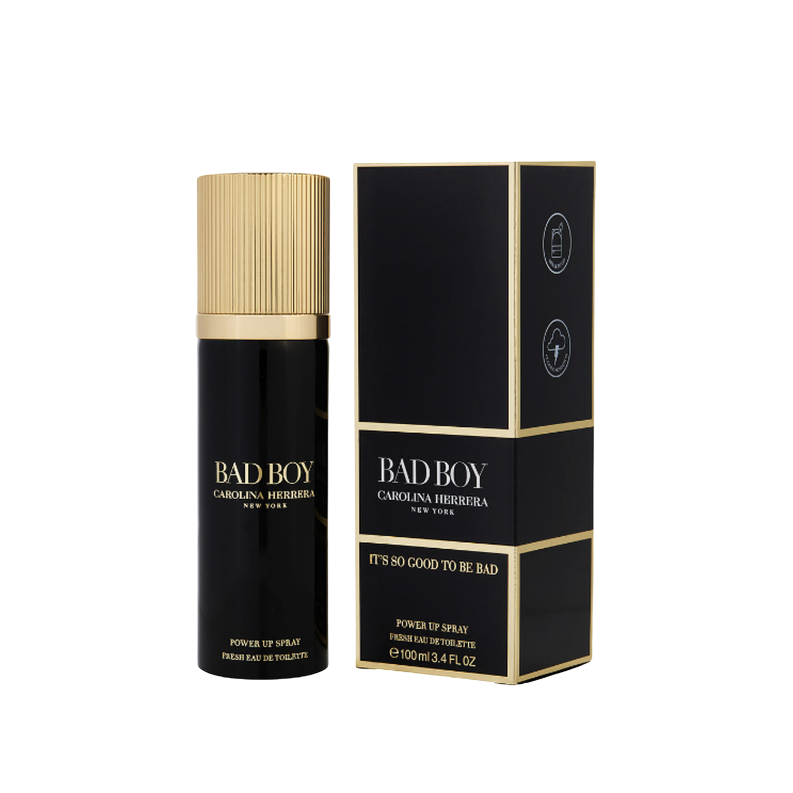 Carolina Herrera Bad Boy Power Up Spray 100 Ml EDT Hombre Lodoro