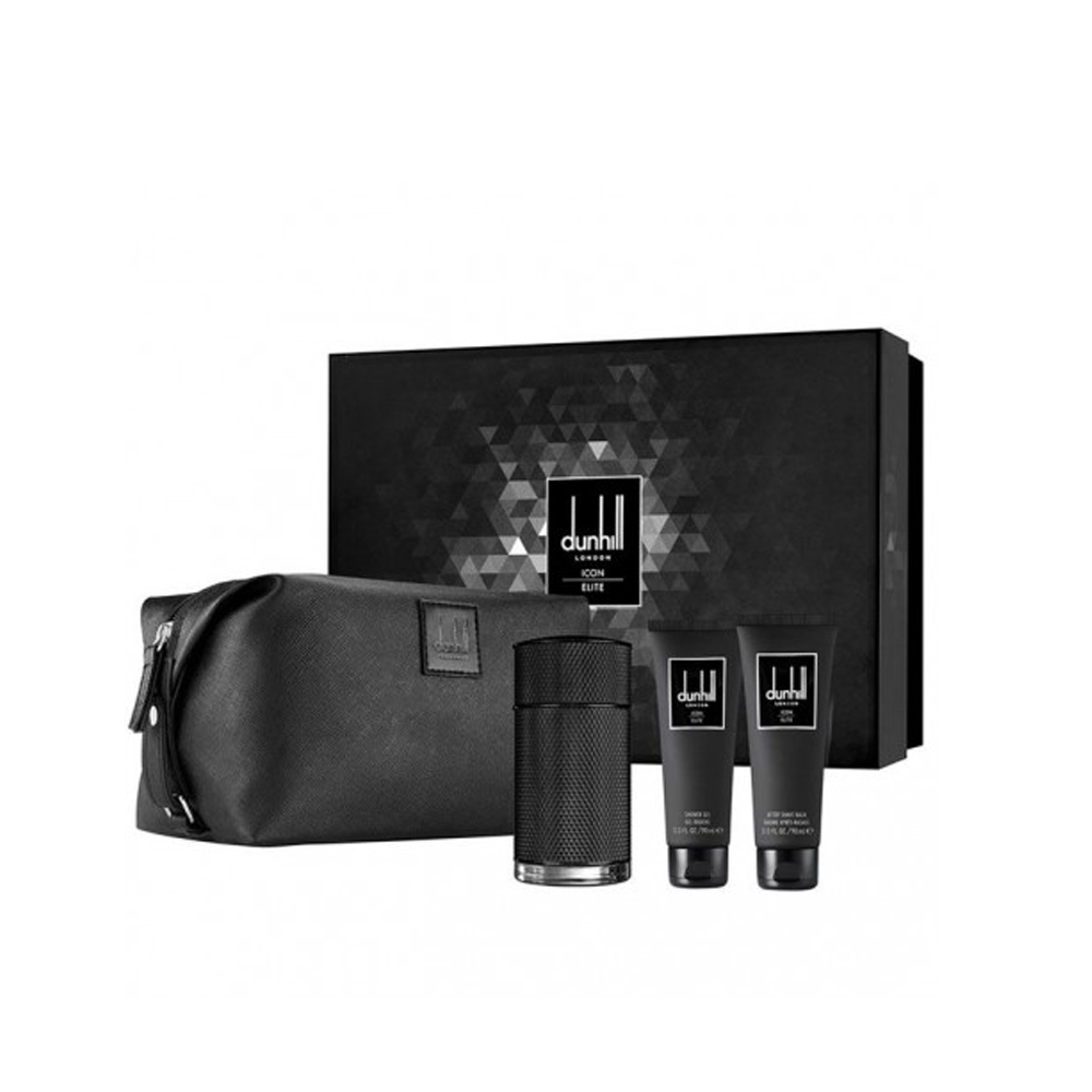 Icon Elite Dunhill Set EDP 100 Ml + 90 Ml Sg + 90 Ml As + Neceser de Viaje Hombre - LODORO PERFUMES