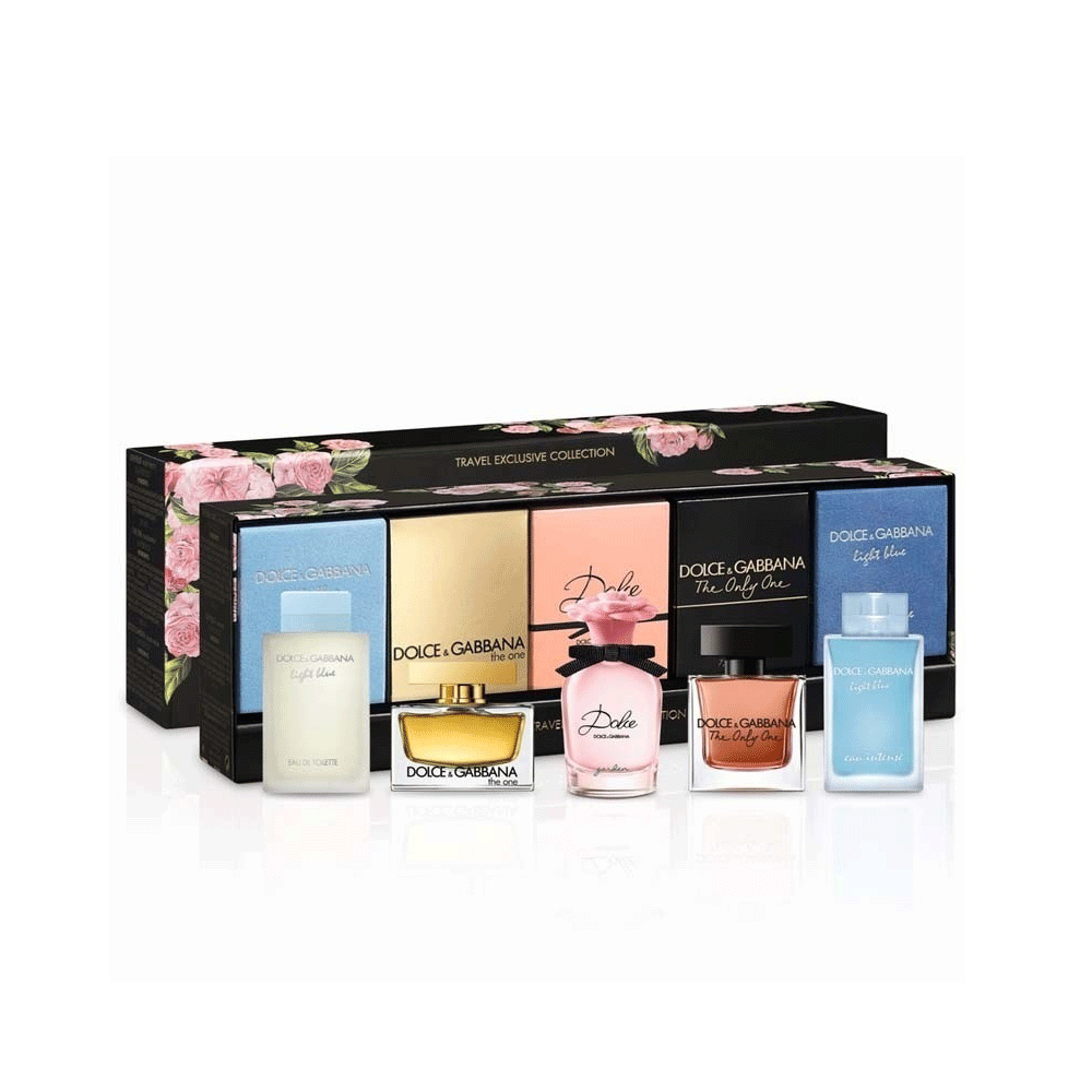 DOLCE & GABBANA MINI EDP SET 5 PCS  MUJER - LODORO PERFUMES
