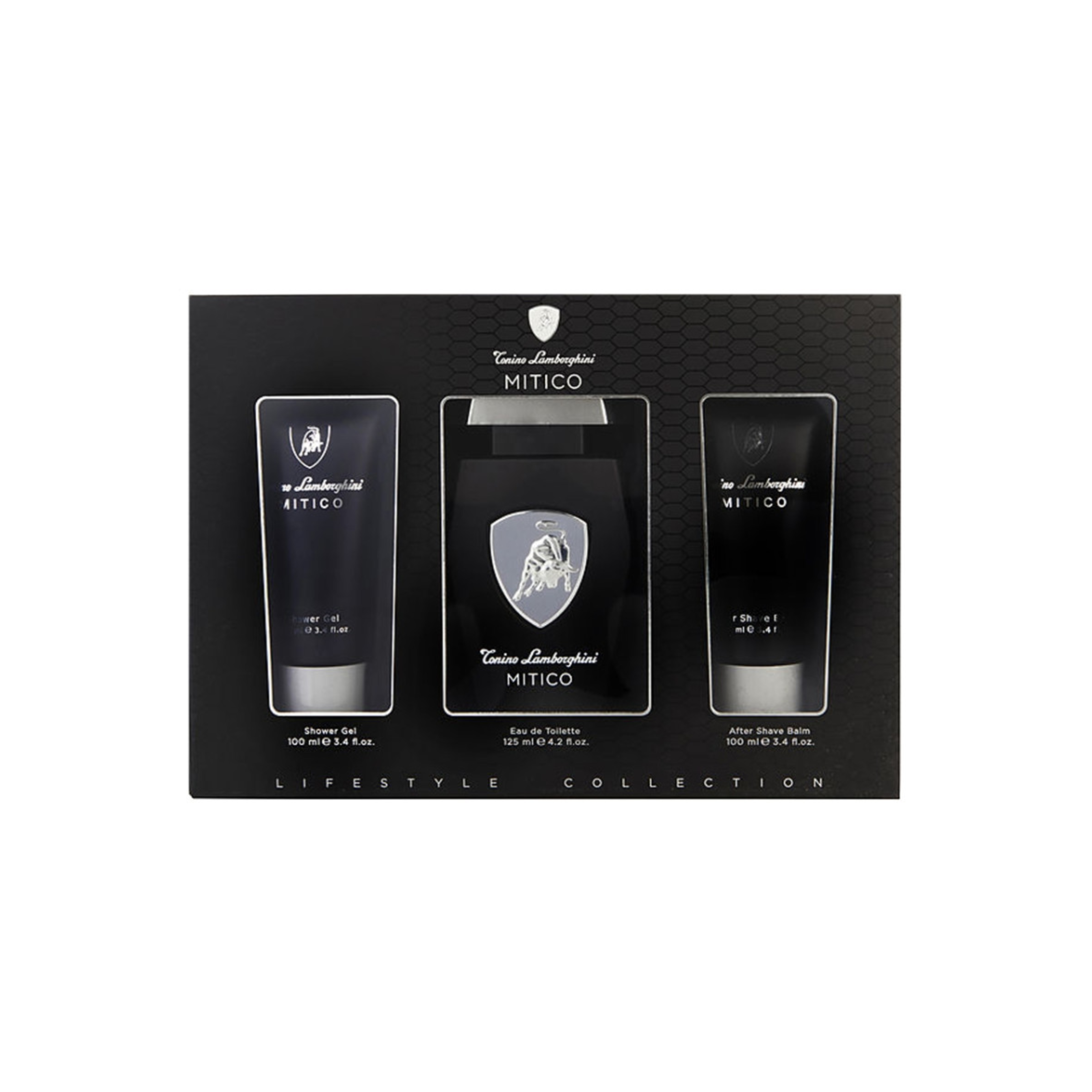 Lamborghini Mitico Estuche Edt 125ml + 100ml Sg + 100ml As Hombre